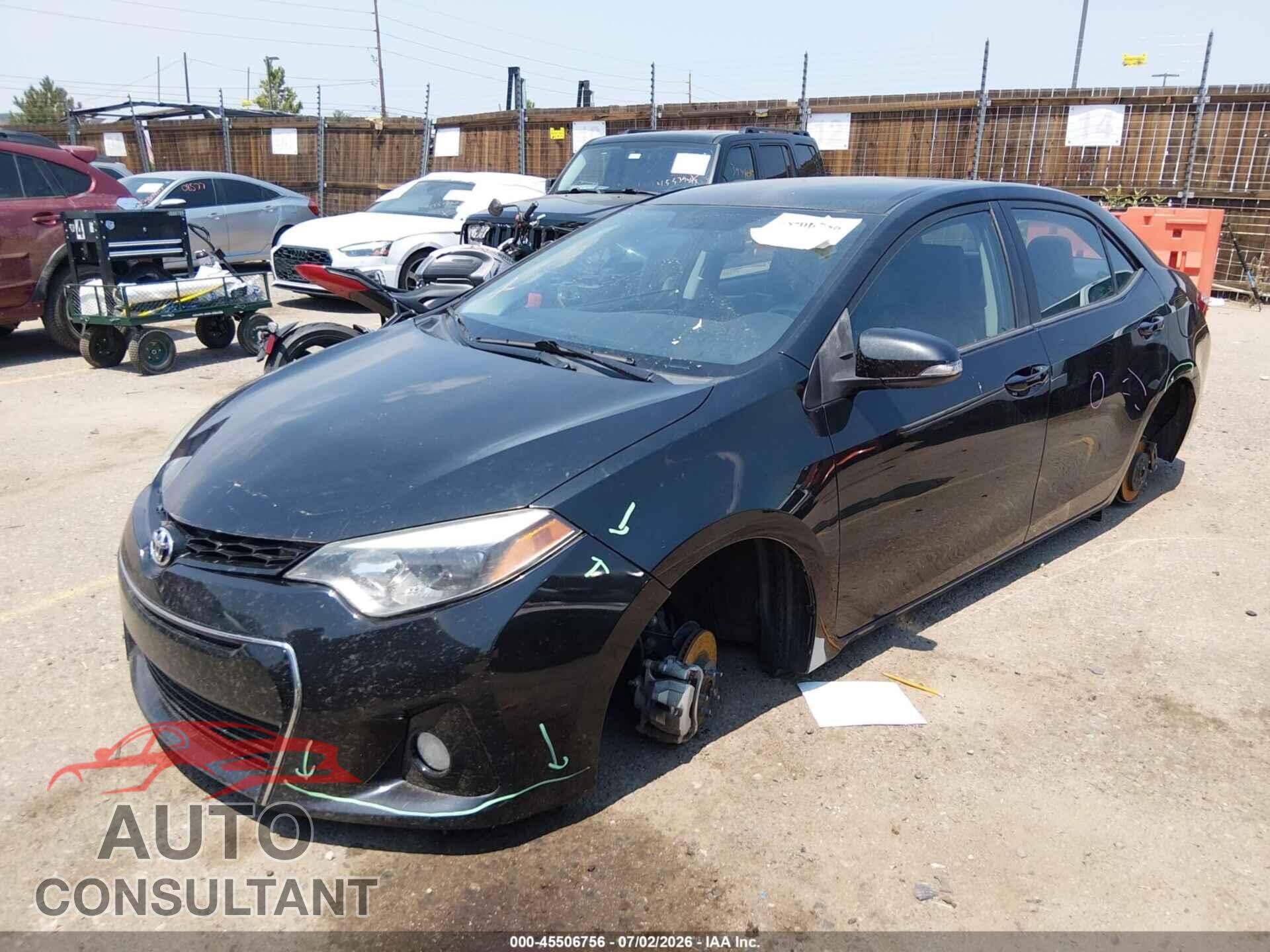 TOYOTA COROLLA 2014 - 5YFBURHE2EP111910