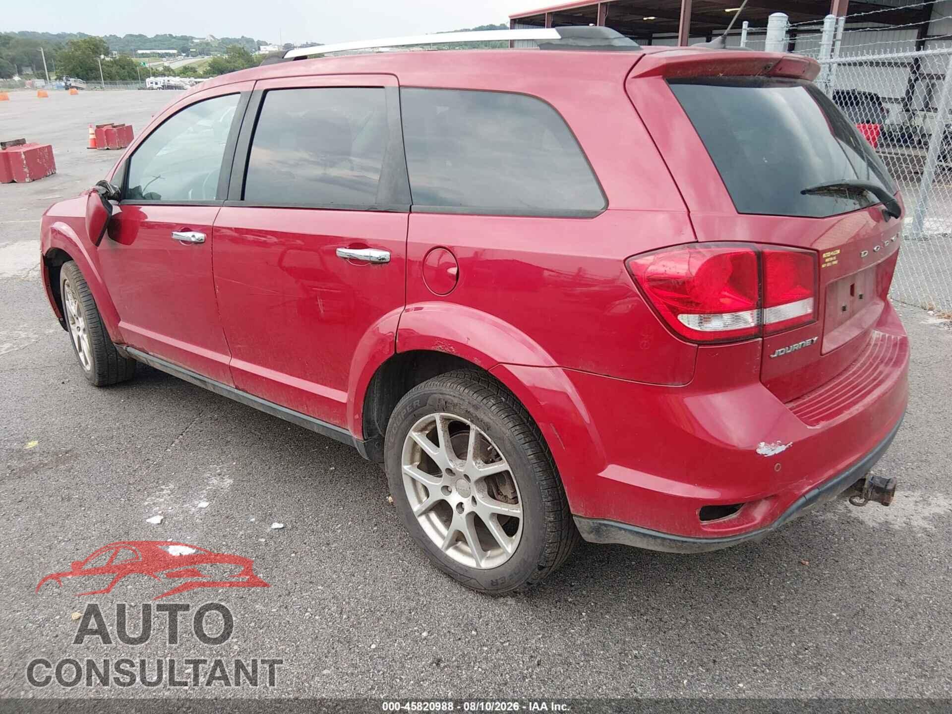 DODGE JOURNEY 2012 - 3C4PDCDG3CT369017