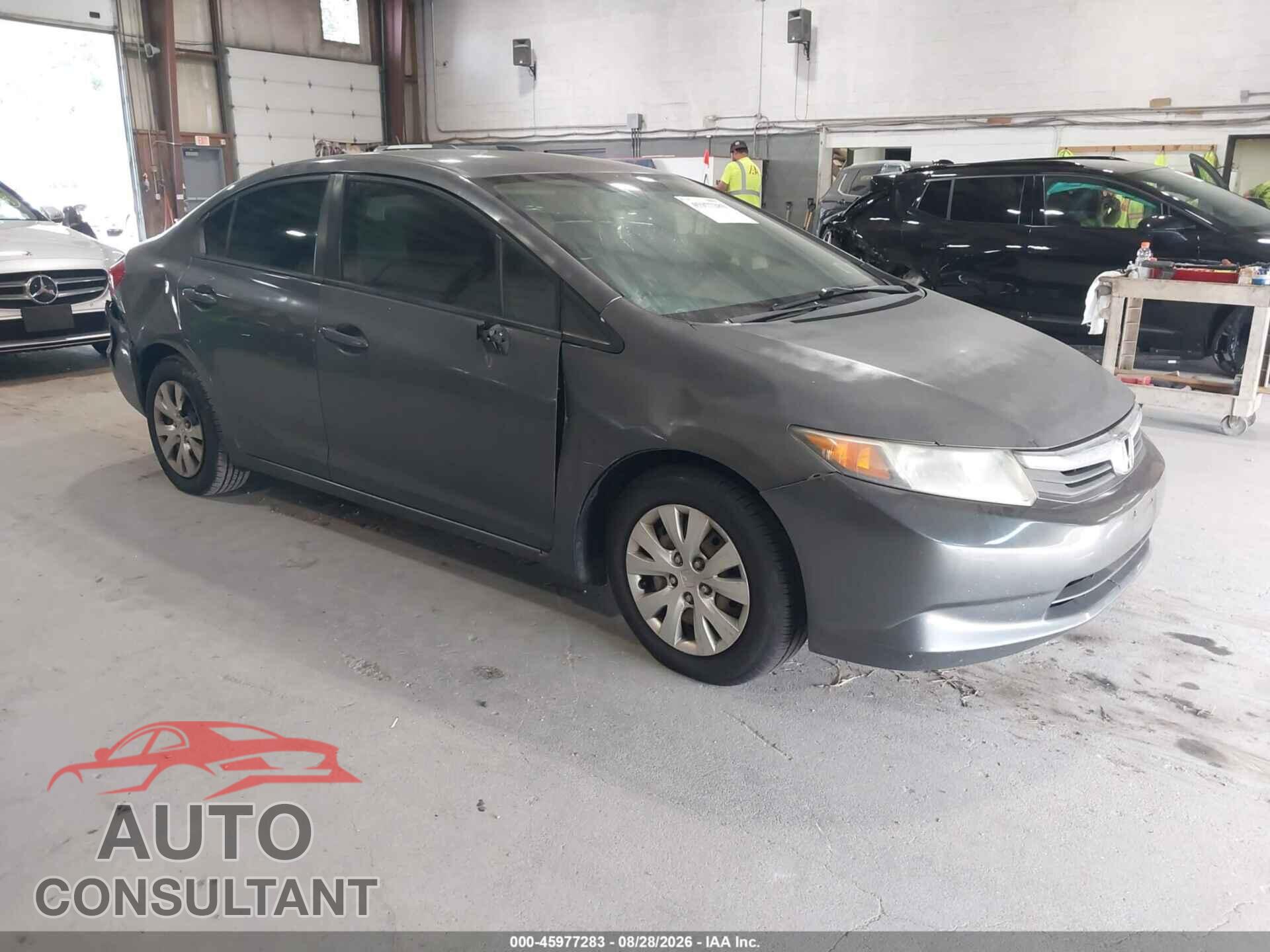 HONDA CIVIC 2012 - 19XFB2F59CE368482