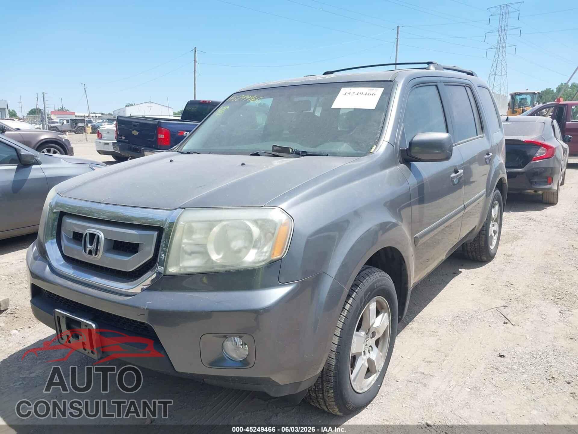HONDA PILOT 2010 - 5FNYF4H5XAB031087