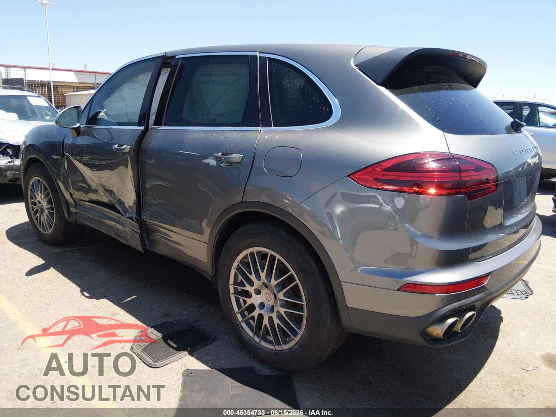 PORSCHE CAYENNE E-HYBRID 2015 - WP1AE2A29FLA52010