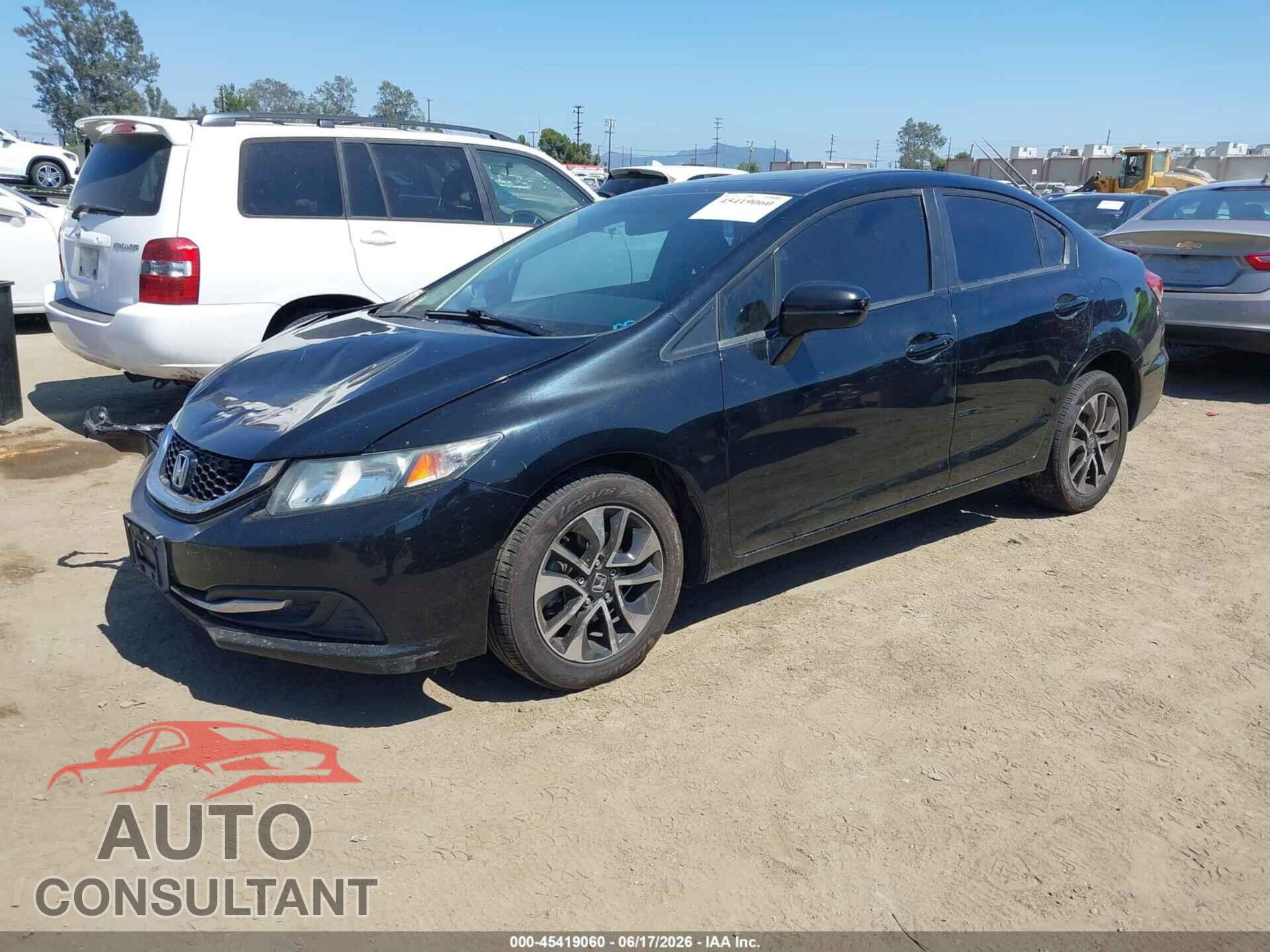 HONDA CIVIC 2015 - 19XFB2F86FE247648