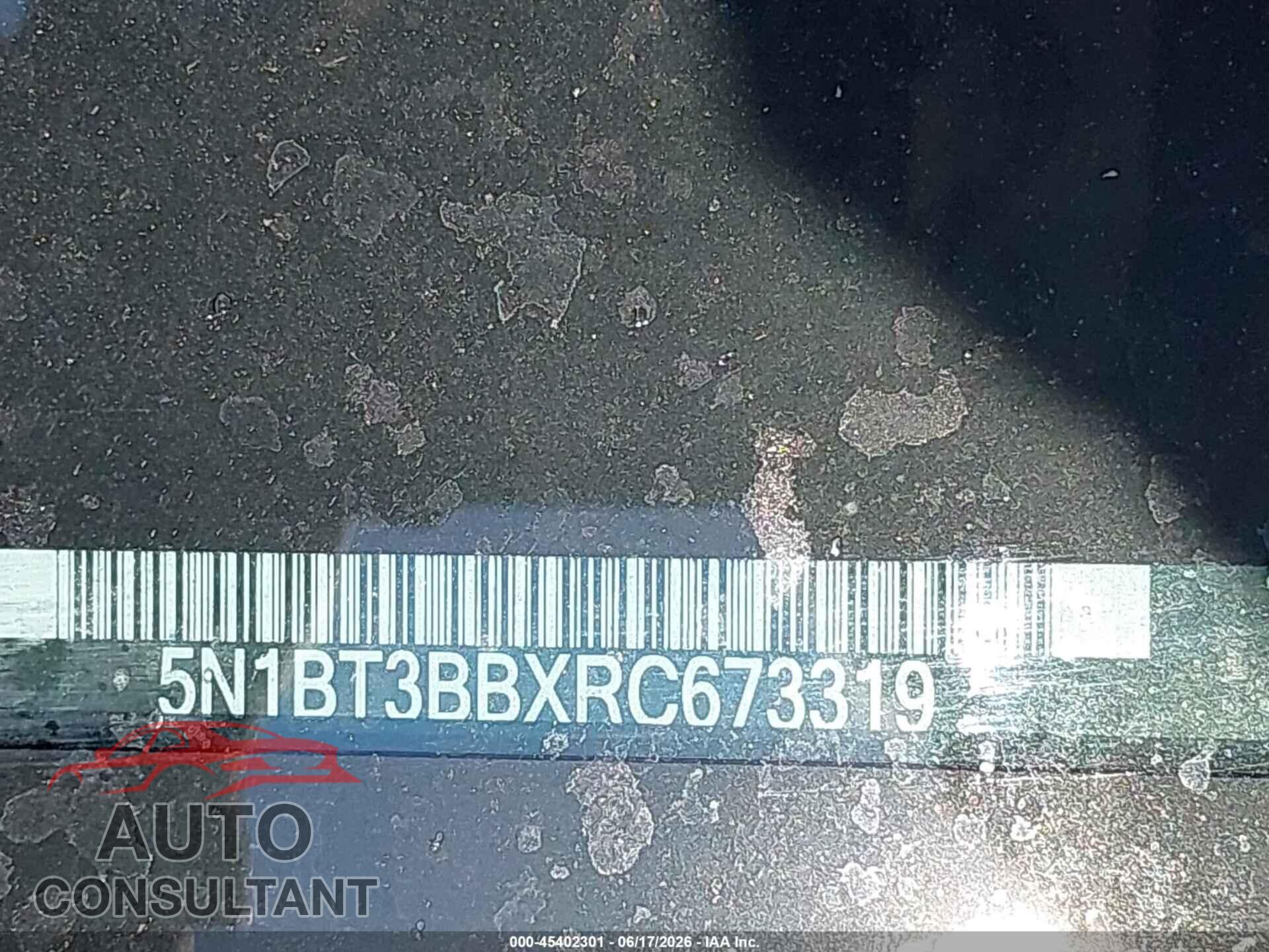 NISSAN ROGUE 2024 - 5N1BT3BBXRC673319
