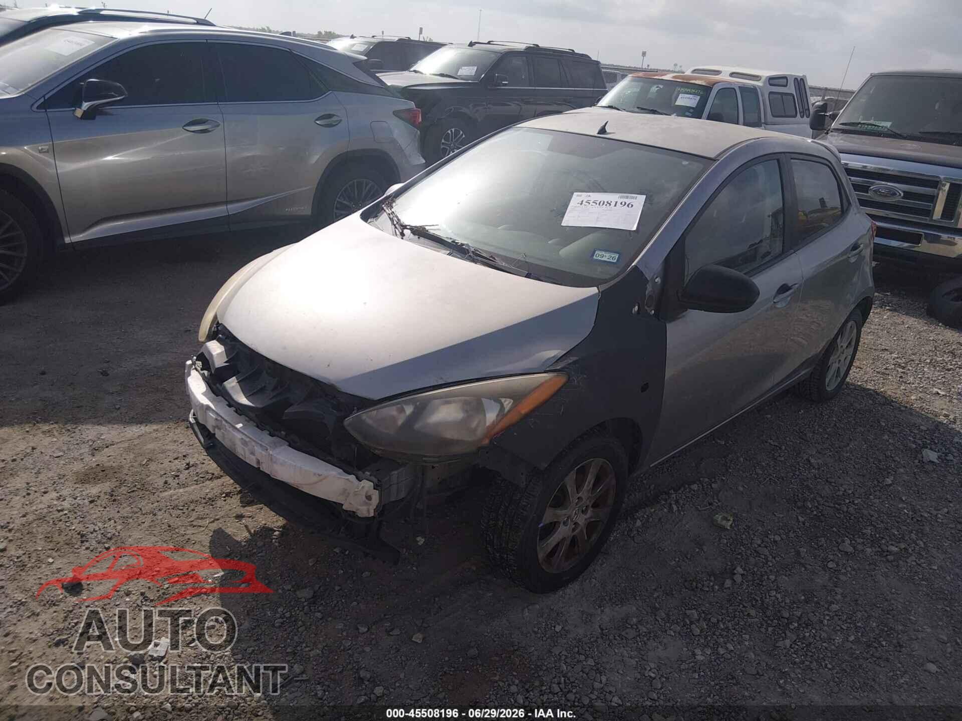 MAZDA MAZDA2 2011 - JM1DE1HY4B0113715