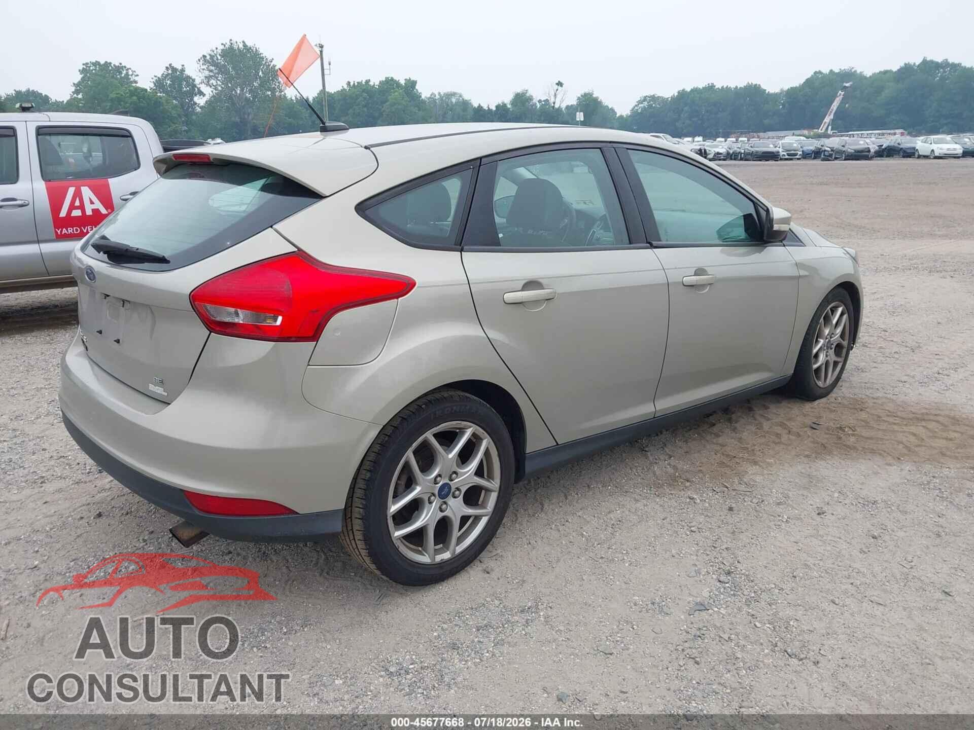 FORD FOCUS 2015 - 1FADP3K2XFL284019
