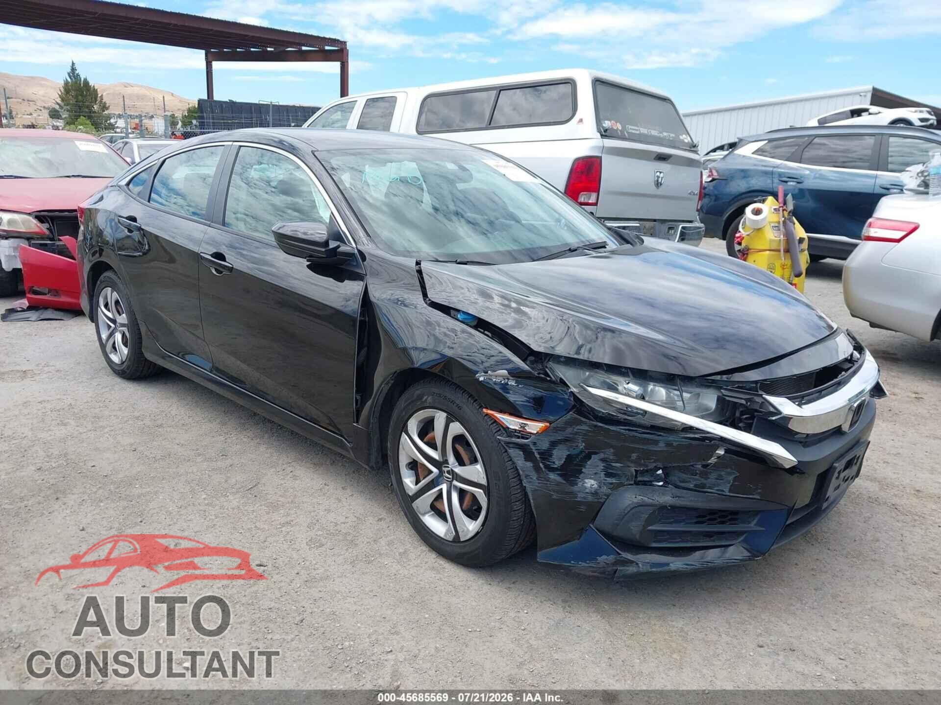 HONDA CIVIC 2017 - 19XFC2F58HE224393