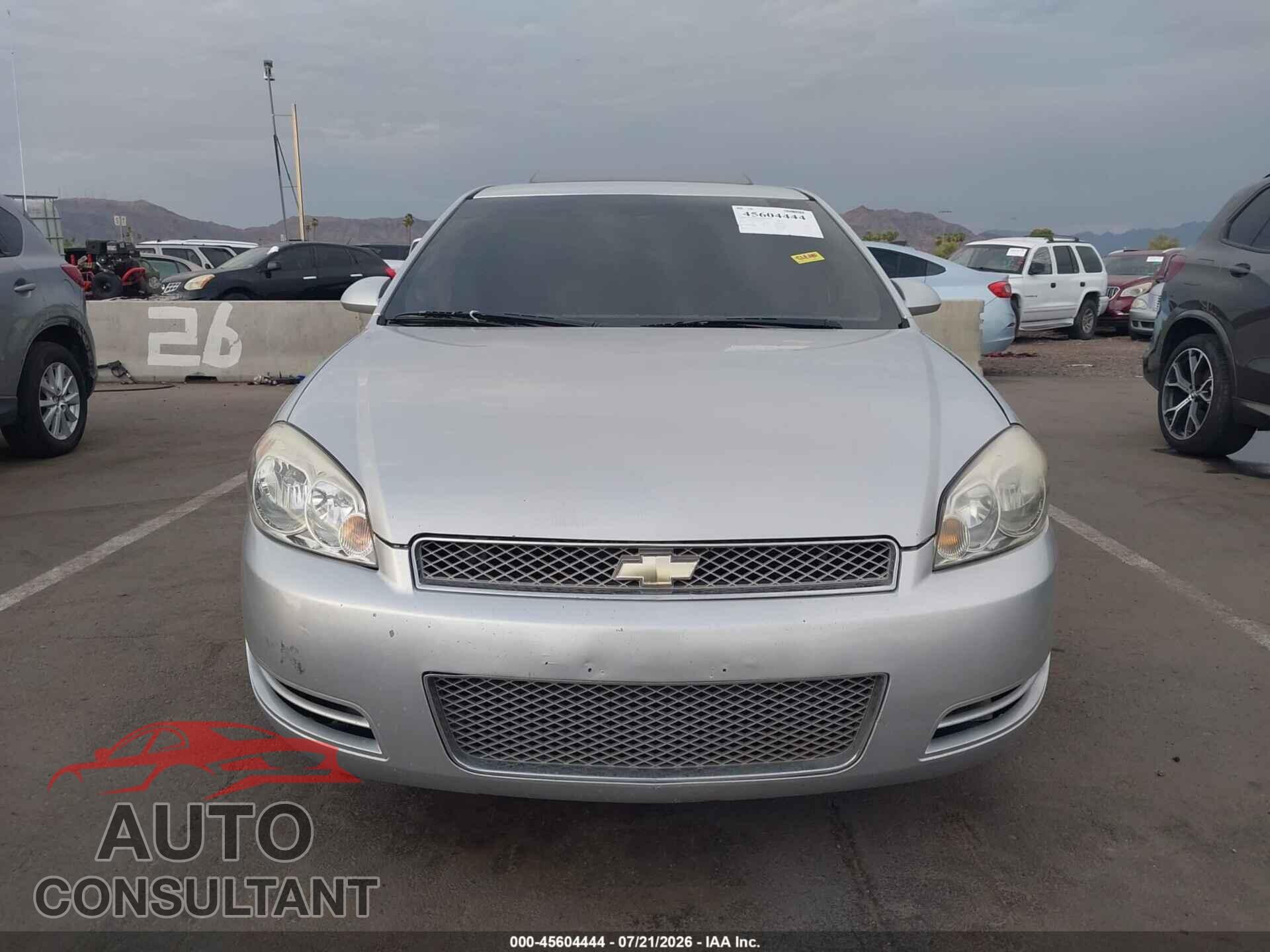 CHEVROLET IMPALA 2012 - 2G1WG5E35C1230219