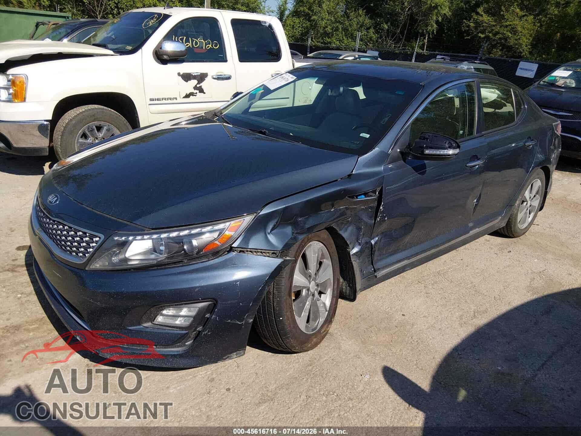 KIA OPTIMA HYBRID 2014 - KNAGN4AD5E5064132