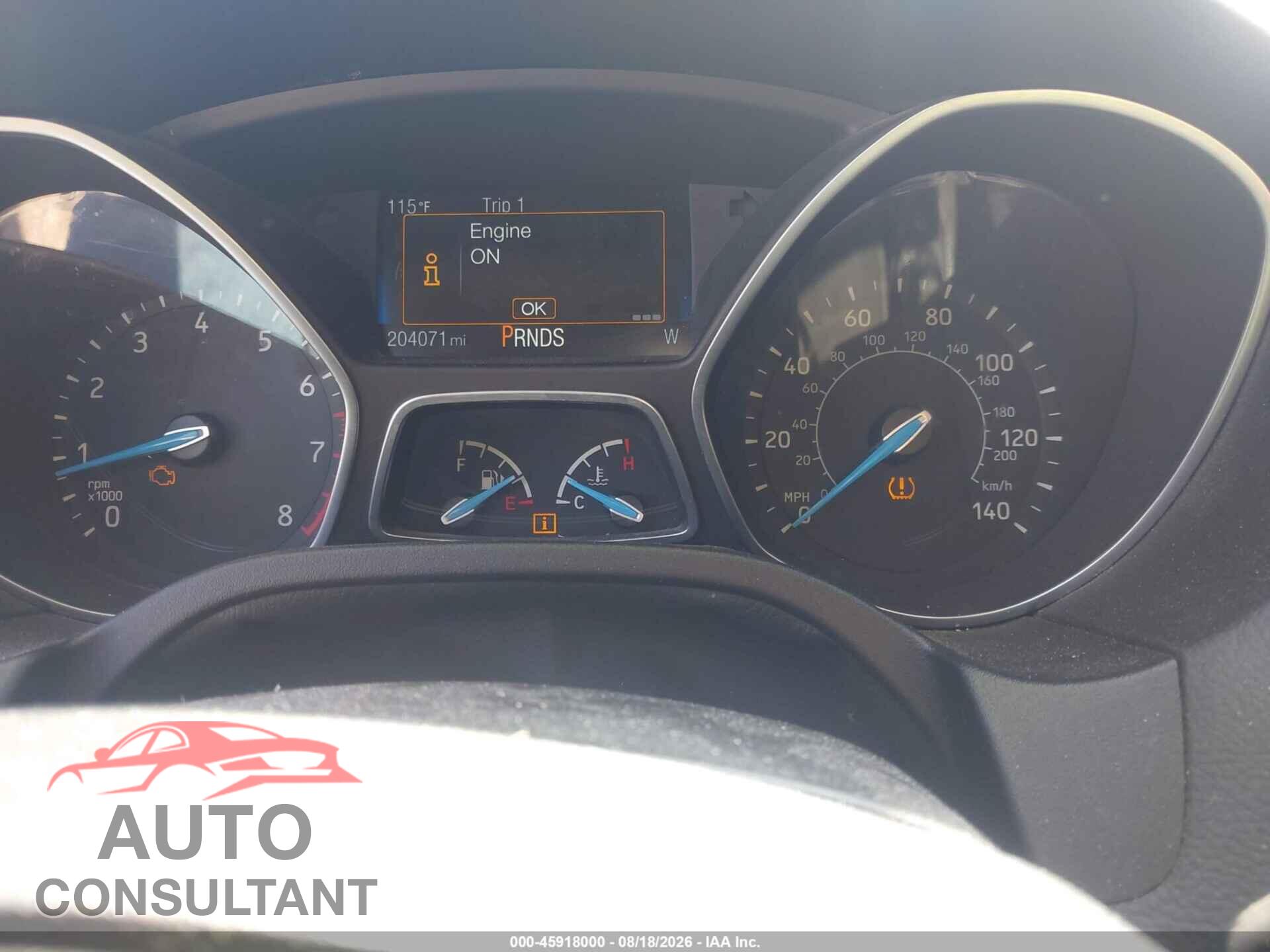 FORD FOCUS 2015 - 1FADP3K23FL230870