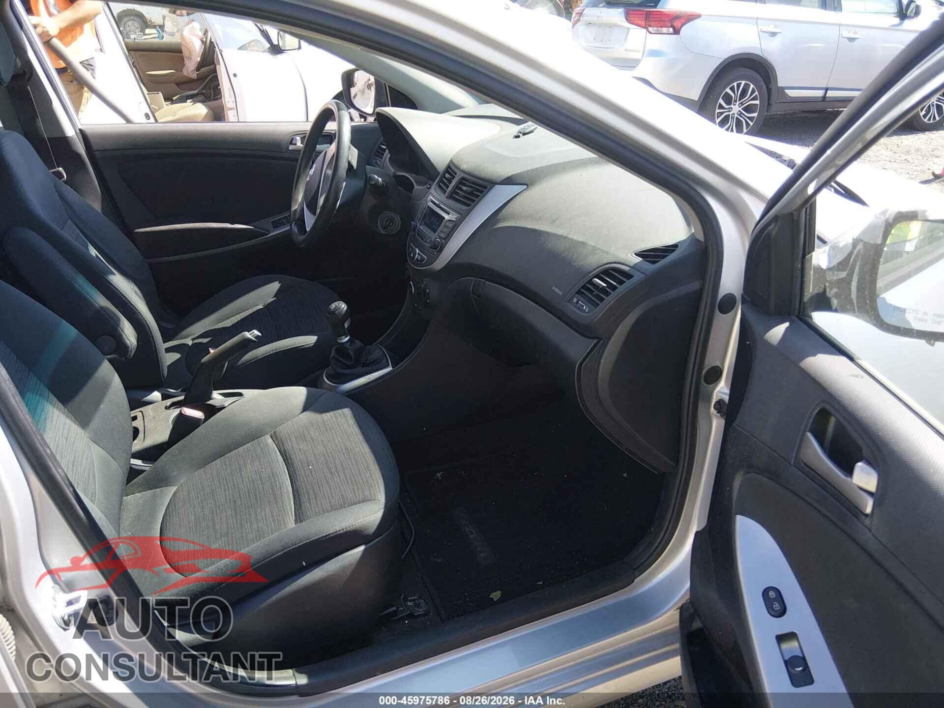 HYUNDAI ACCENT 2015 - KMHCT5AE8FU206496