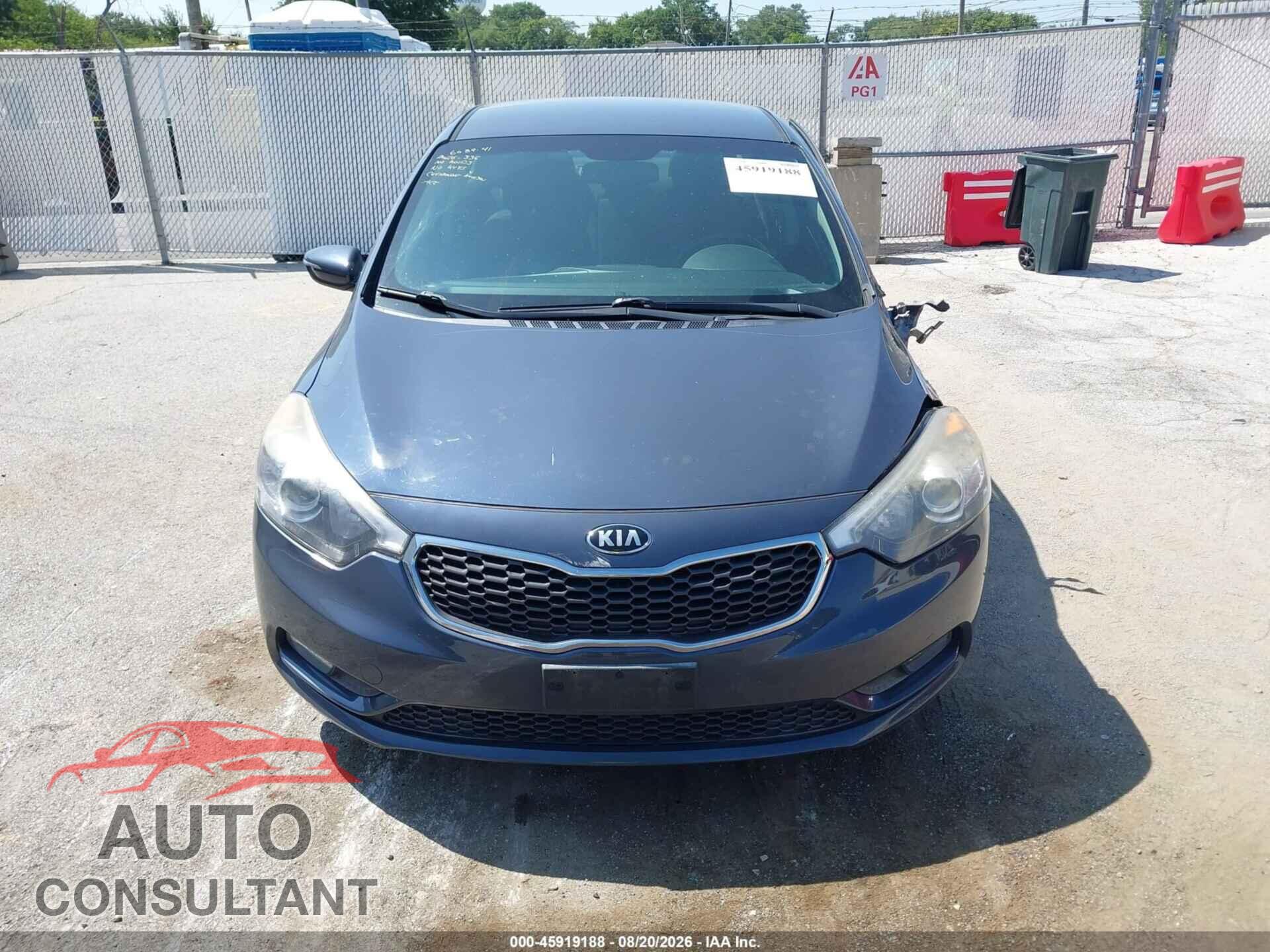 KIA FORTE 2015 - KNAFX4A87F5321656