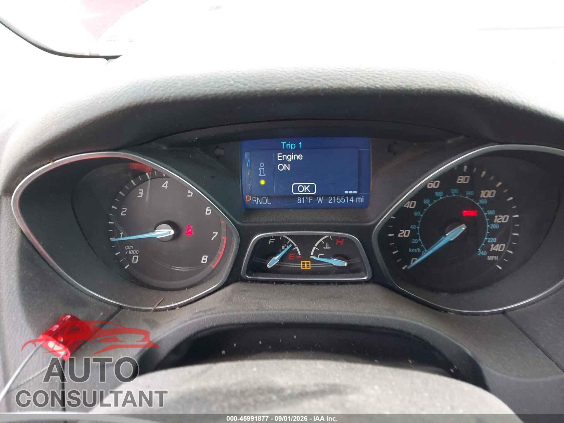 FORD FOCUS 2013 - 1FADP3K21DL271575