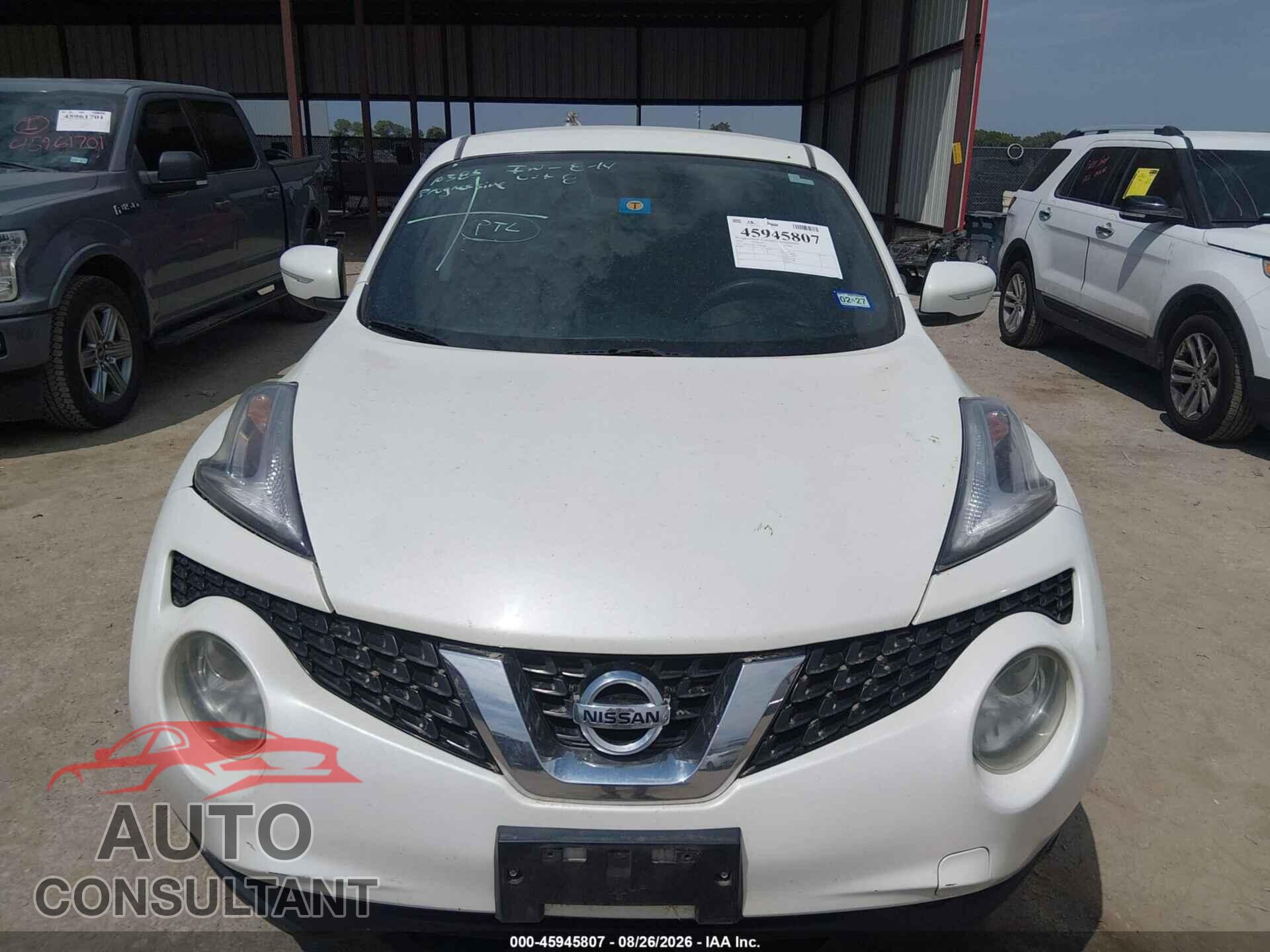 NISSAN JUKE 2016 - JN8AF5MR2GT605188