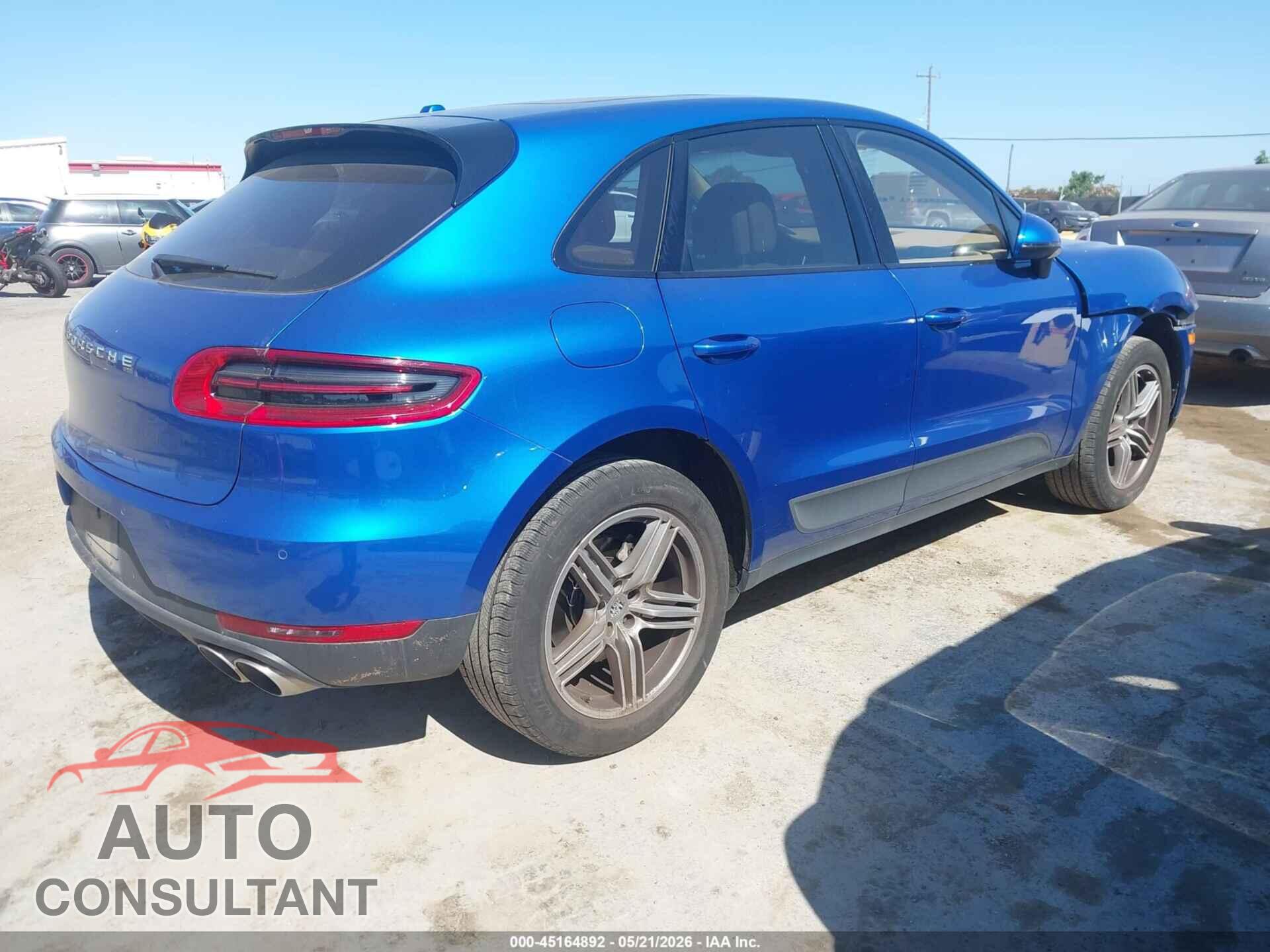 PORSCHE MACAN 2016 - WP1AB2A55GLB53775