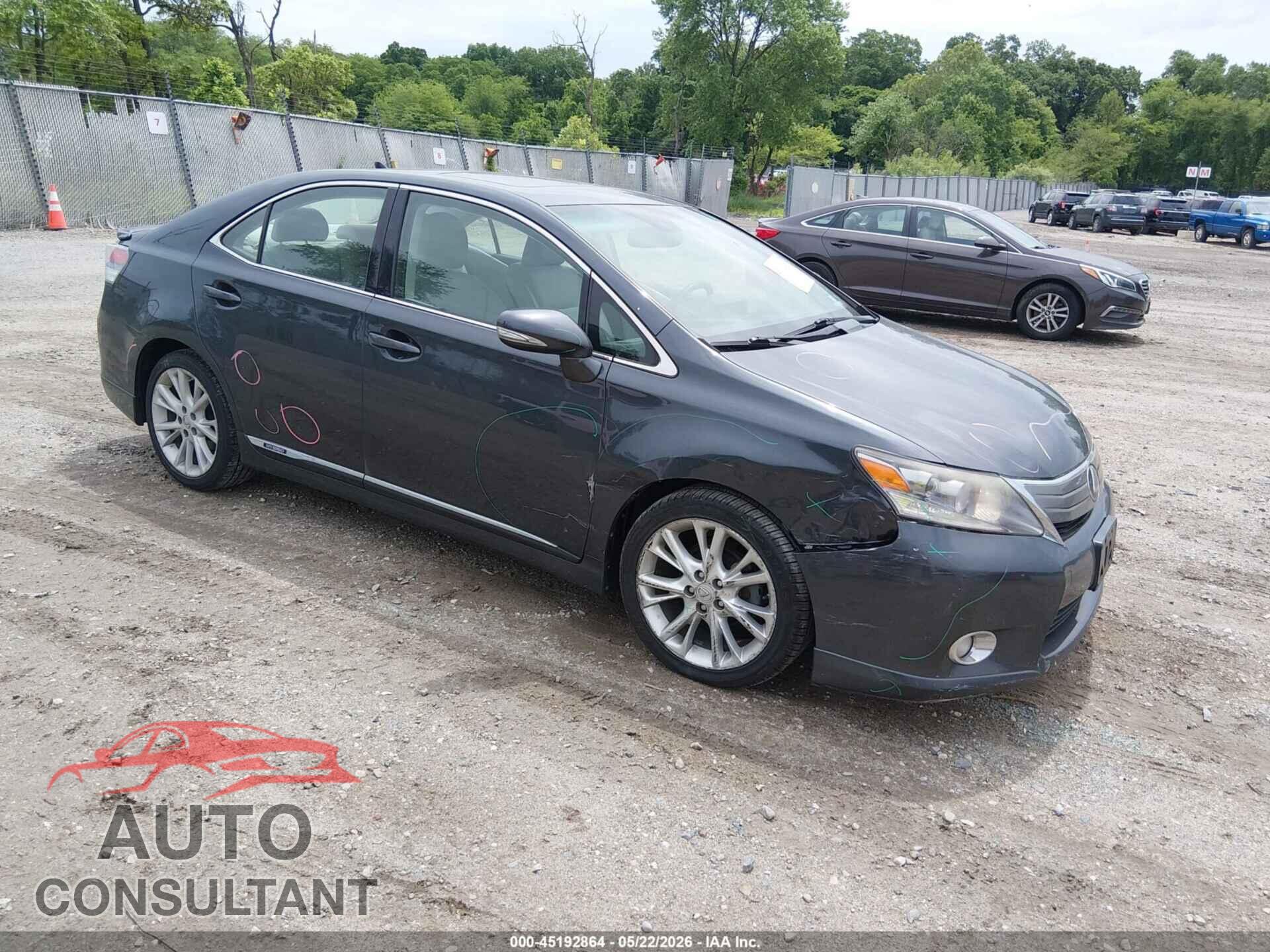 LEXUS HS 2010 - JTHBB1BA3A2025347