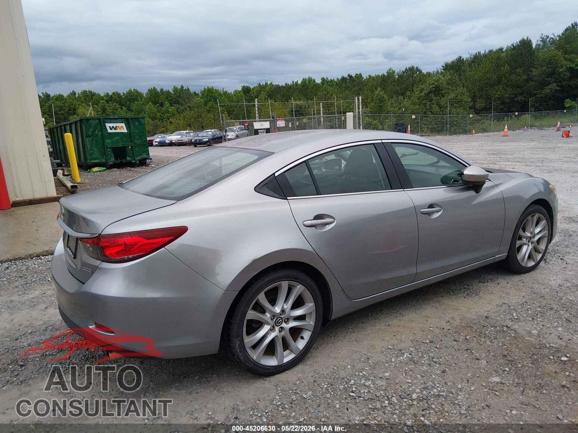 MAZDA MAZDA6 2014 - JM1GJ1V6XE1123790