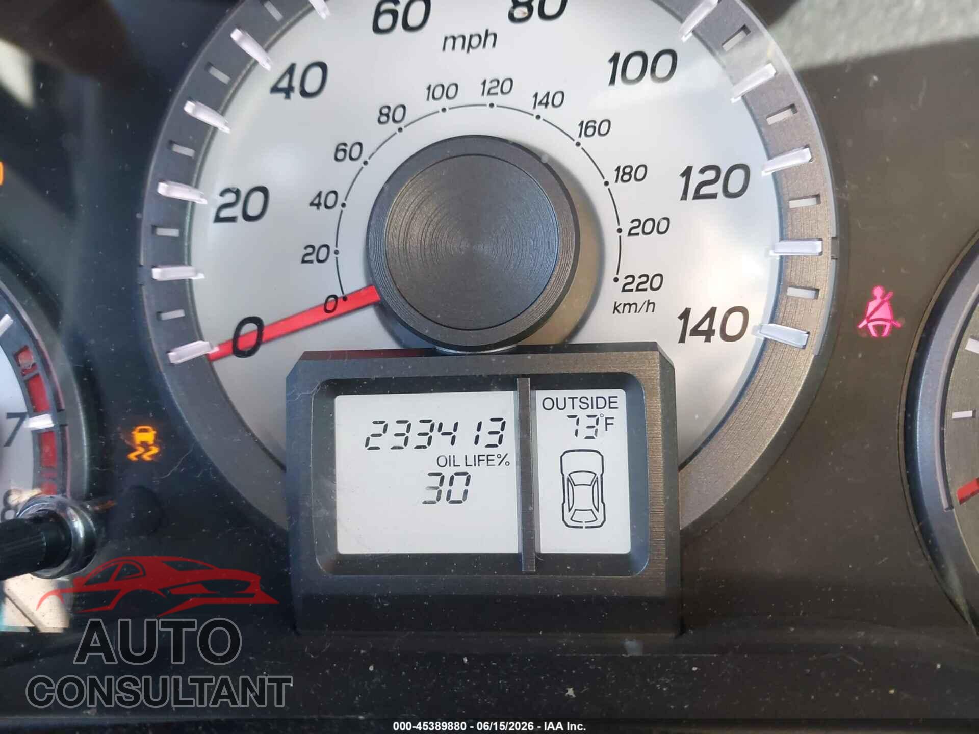 HONDA PILOT 2012 - 5FNYF3H73CB017188