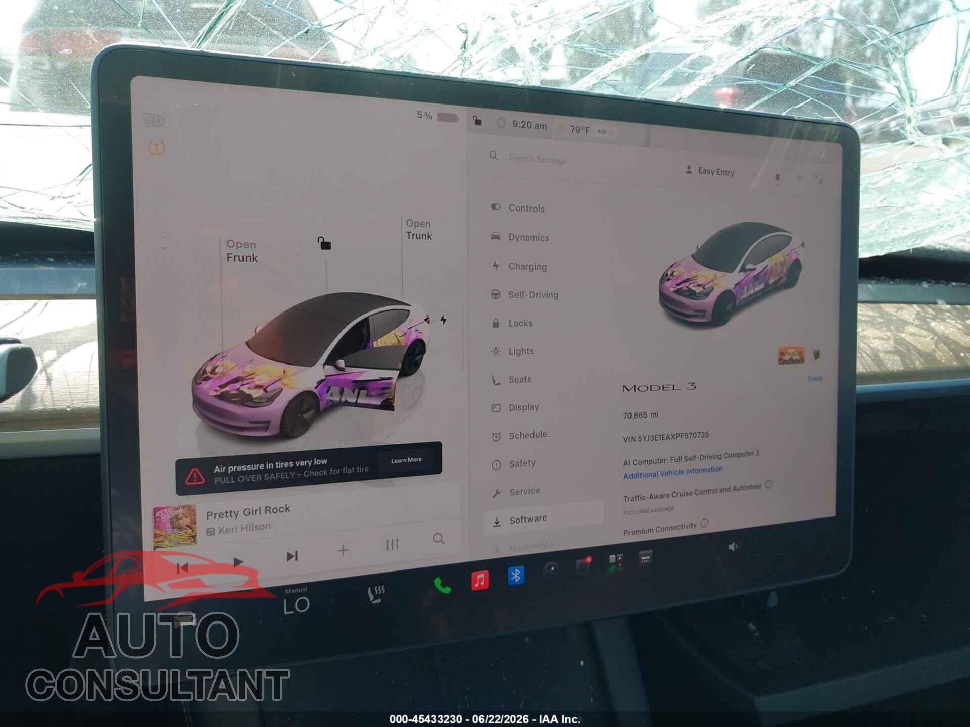 TESLA MODEL 3 2023 - 5YJ3E1EAXPF570735