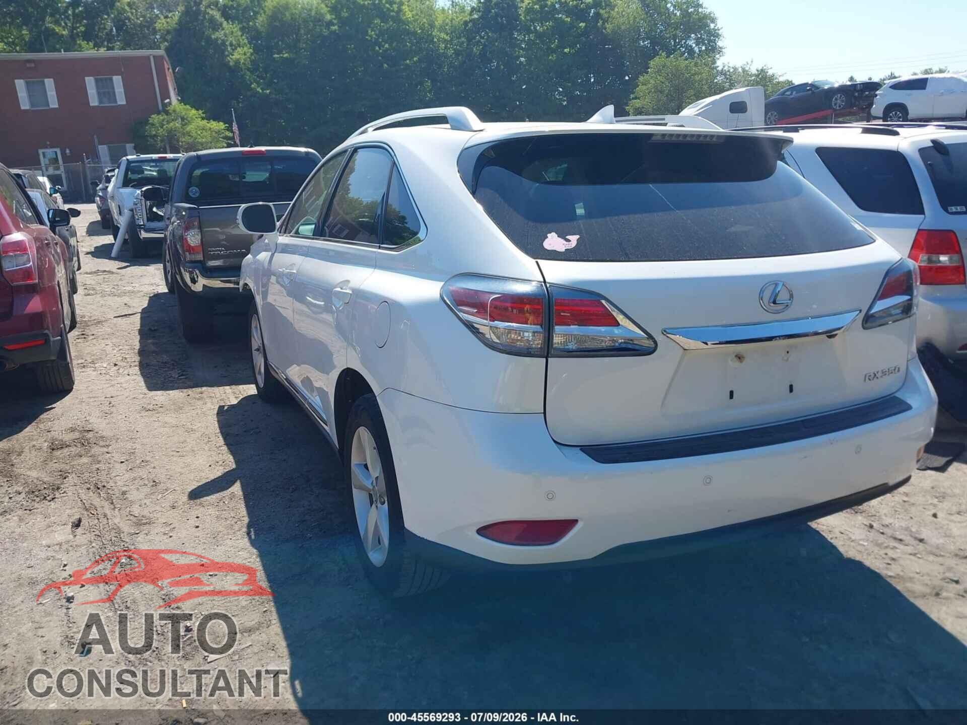 LEXUS RX 350 2015 - 2T2BK1BA2FC297782