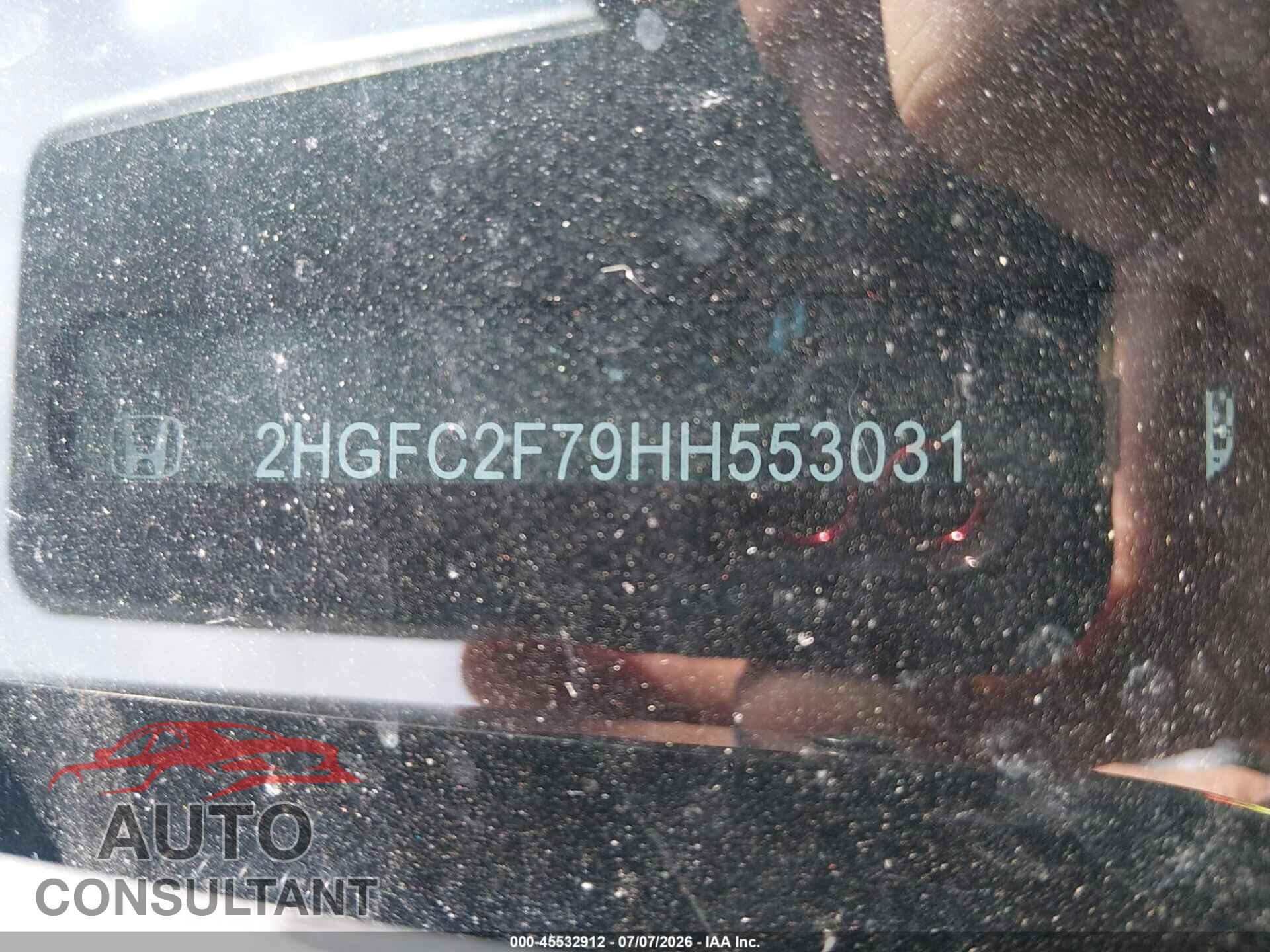 HONDA CIVIC 2017 - 2HGFC2F79HH553031