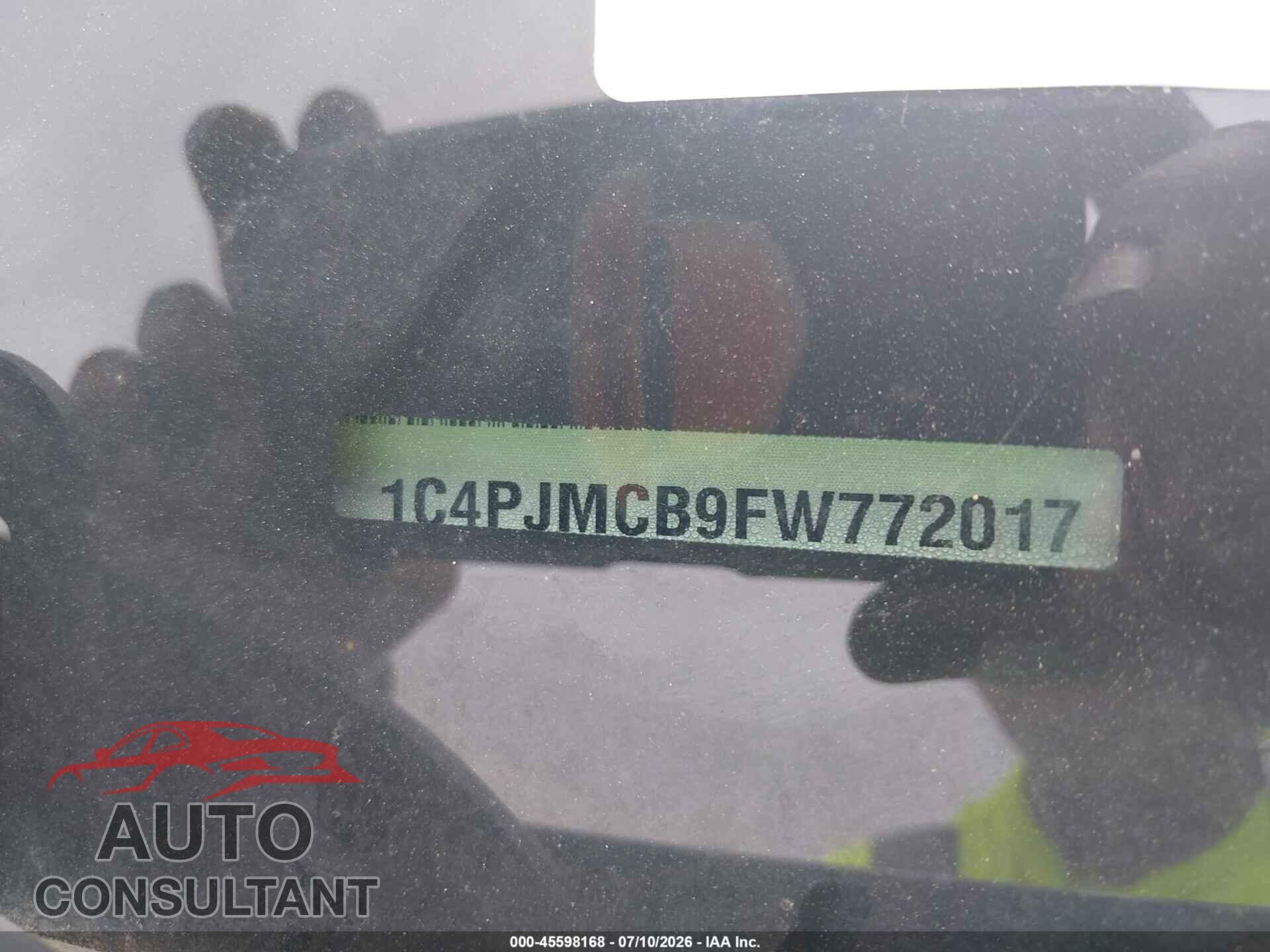JEEP CHEROKEE 2015 - 1C4PJMCB9FW772017
