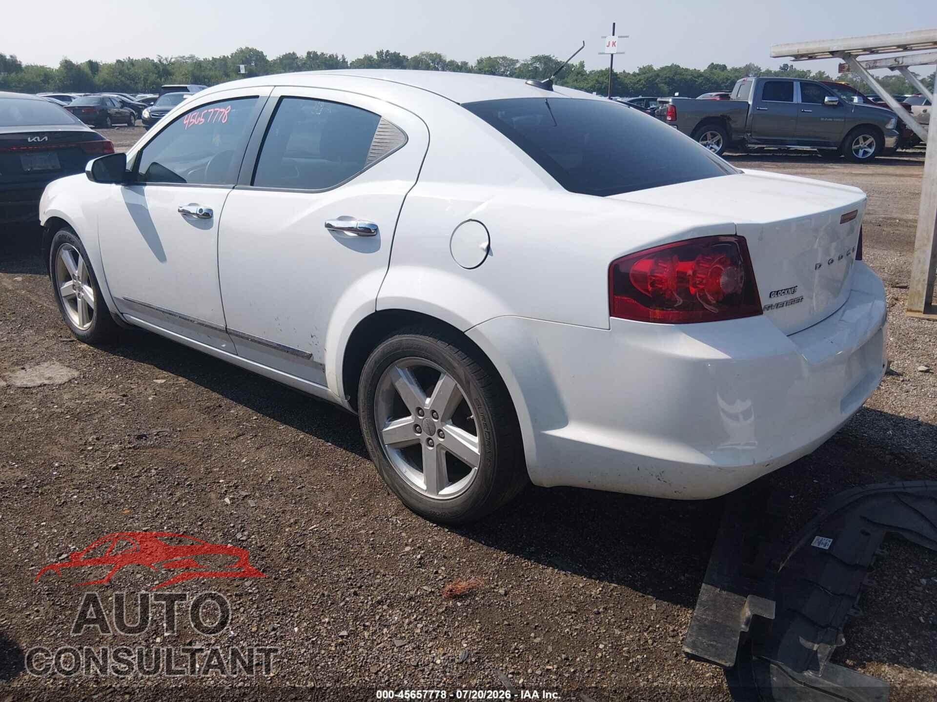 DODGE AVENGER 2013 - 1C3CDZAB1DN662379