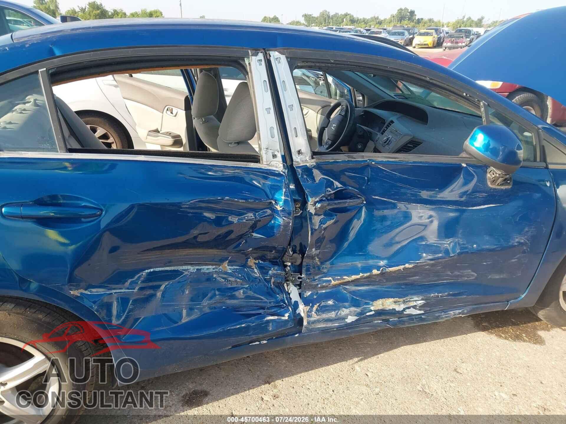 HONDA CIVIC 2012 - 19XFB2F58CE065189