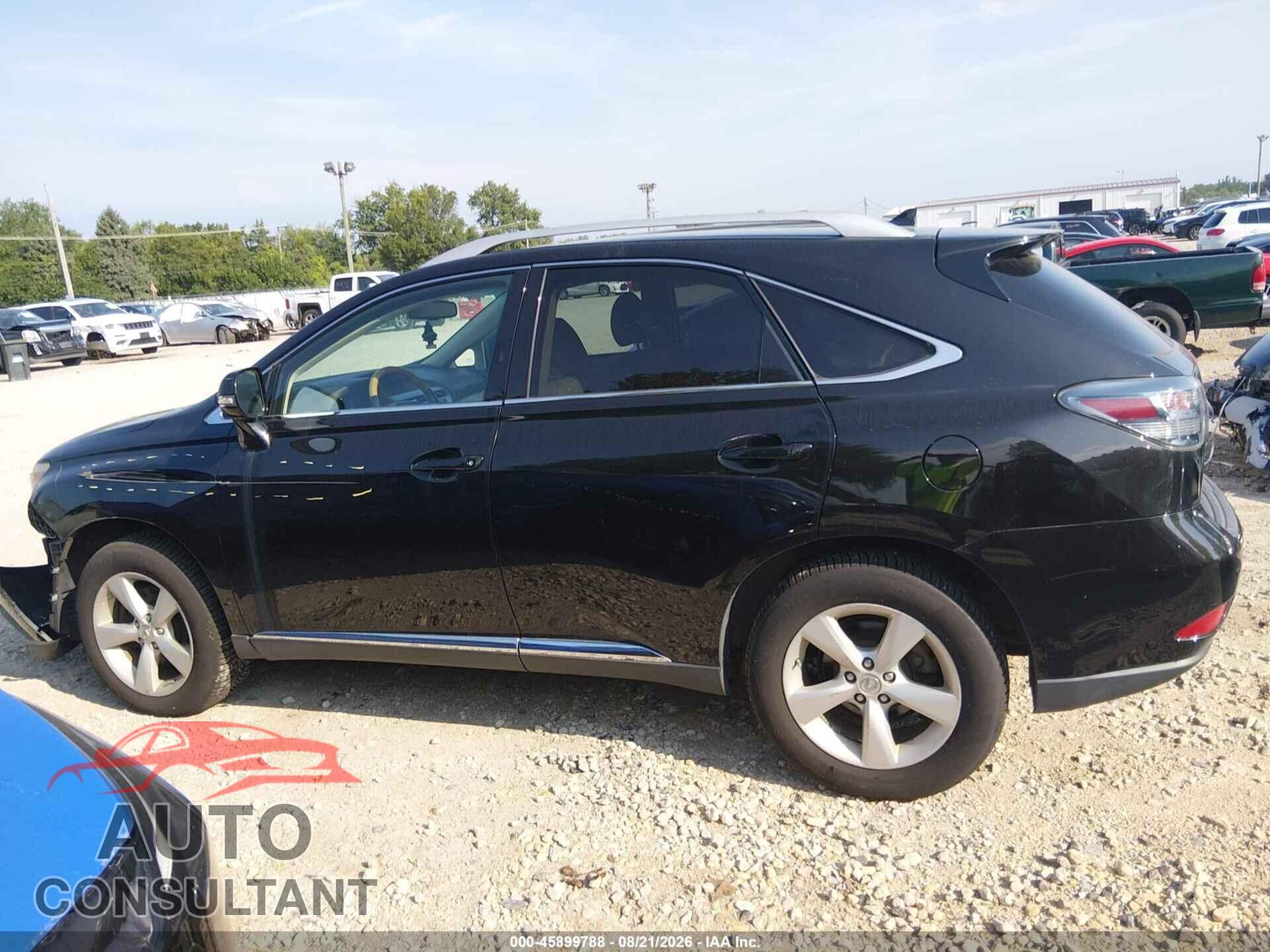 LEXUS RX 350 2012 - 2T2BK1BA5CC152585