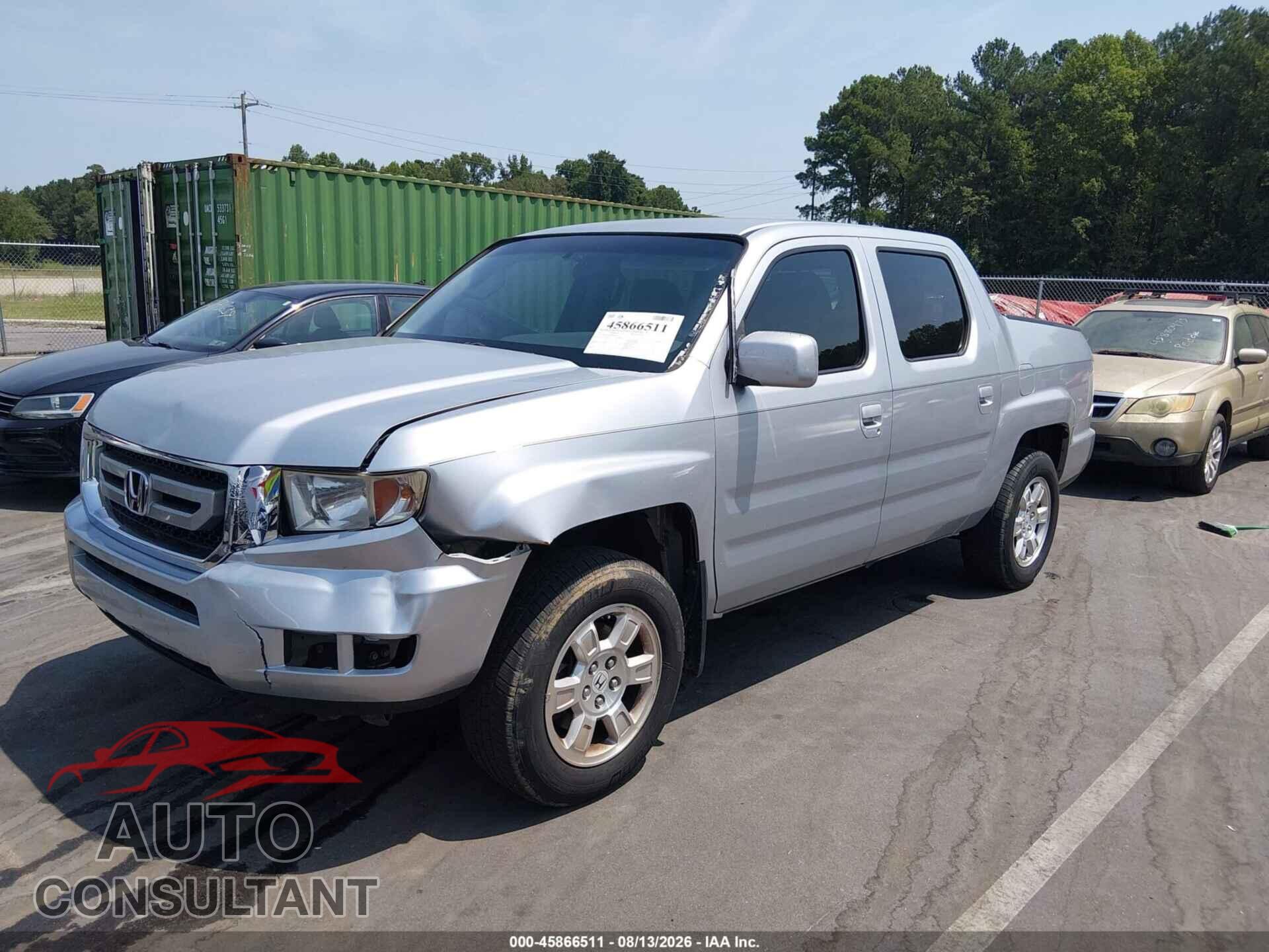 HONDA RIDGELINE 2011 - 5FPYK1F4XBB004873