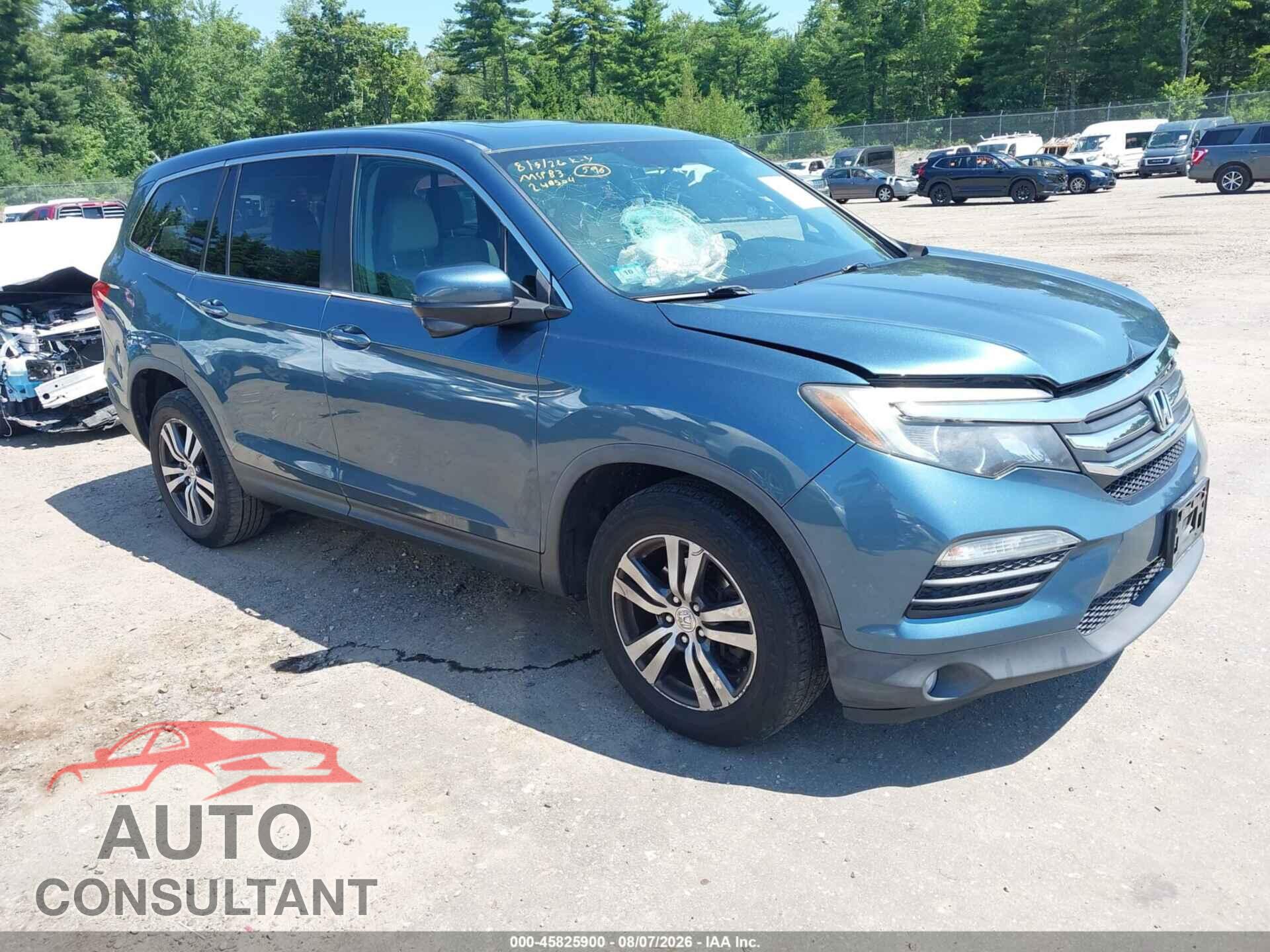 HONDA PILOT 2016 - 5FNYF6H58GB013210