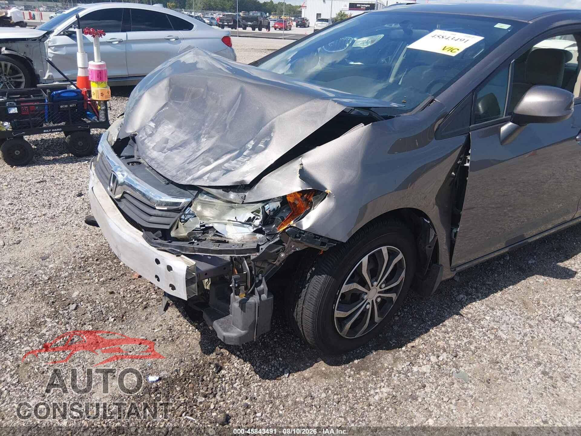 HONDA CIVIC 2012 - 19XFB2F54CE108068