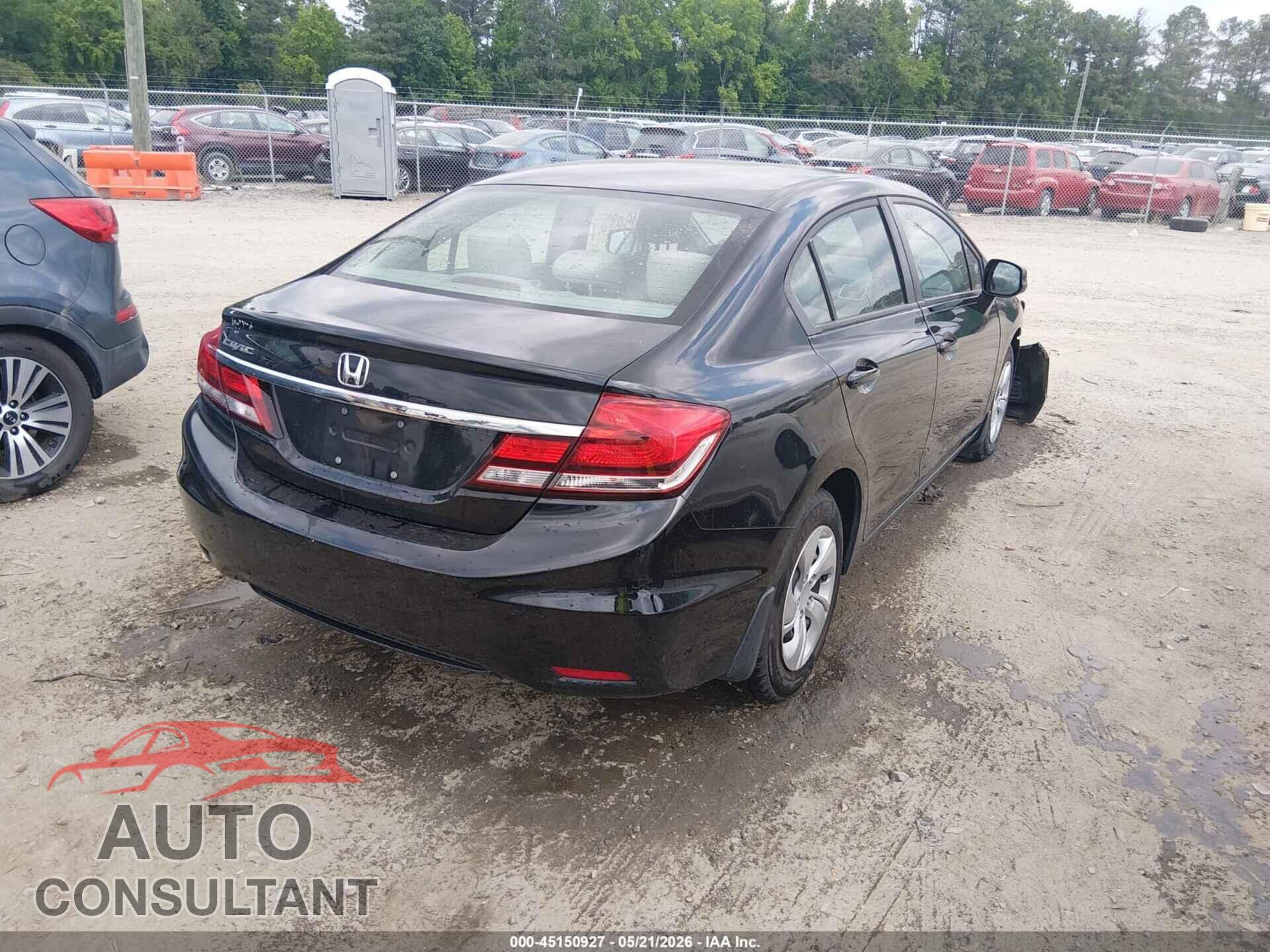 HONDA CIVIC 2013 - 19XFB2F57DE006734
