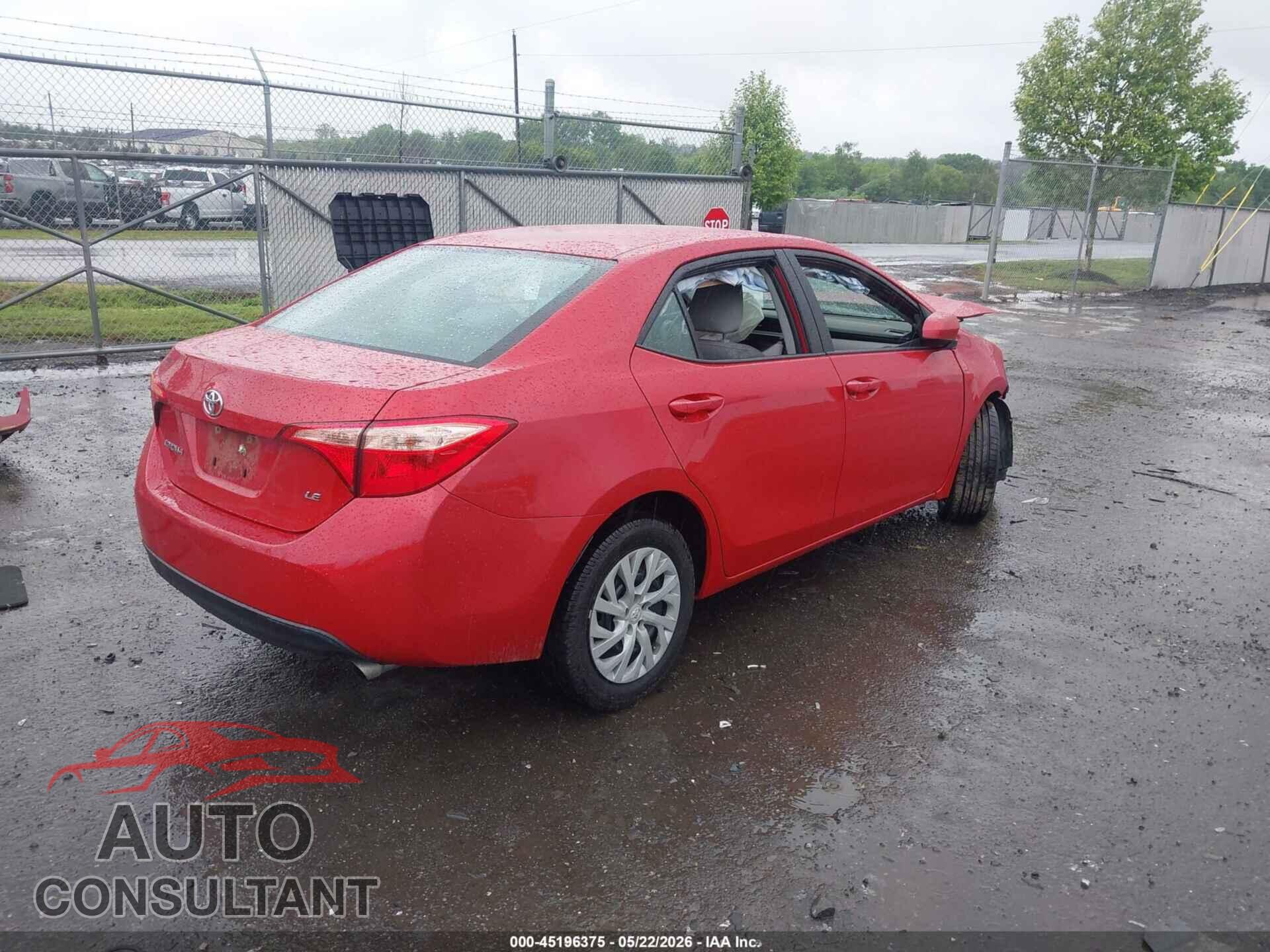 TOYOTA COROLLA 2017 - 2T1BURHE1HC854658