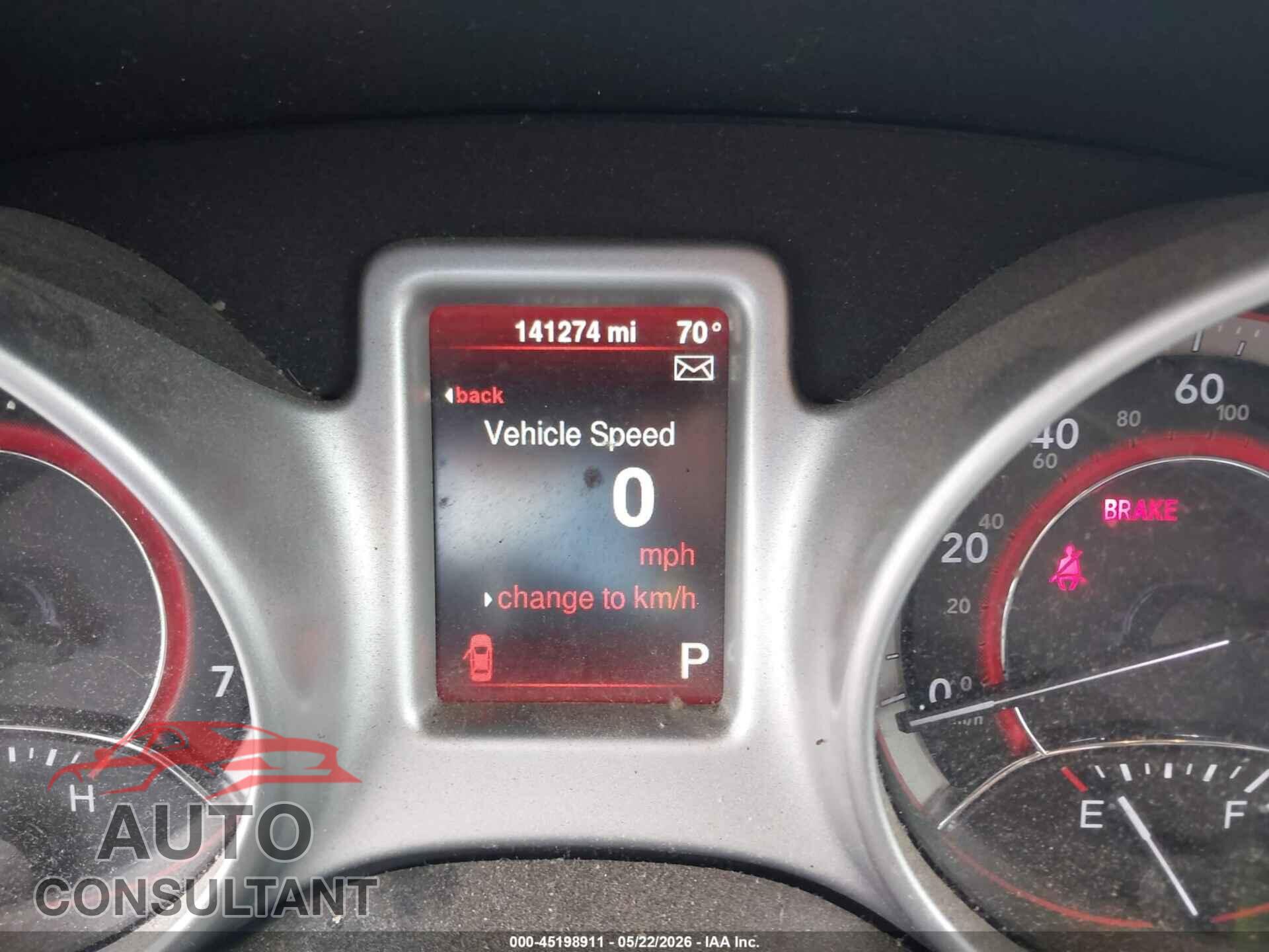 DODGE JOURNEY 2015 - 3C4PDDBGXFT720924