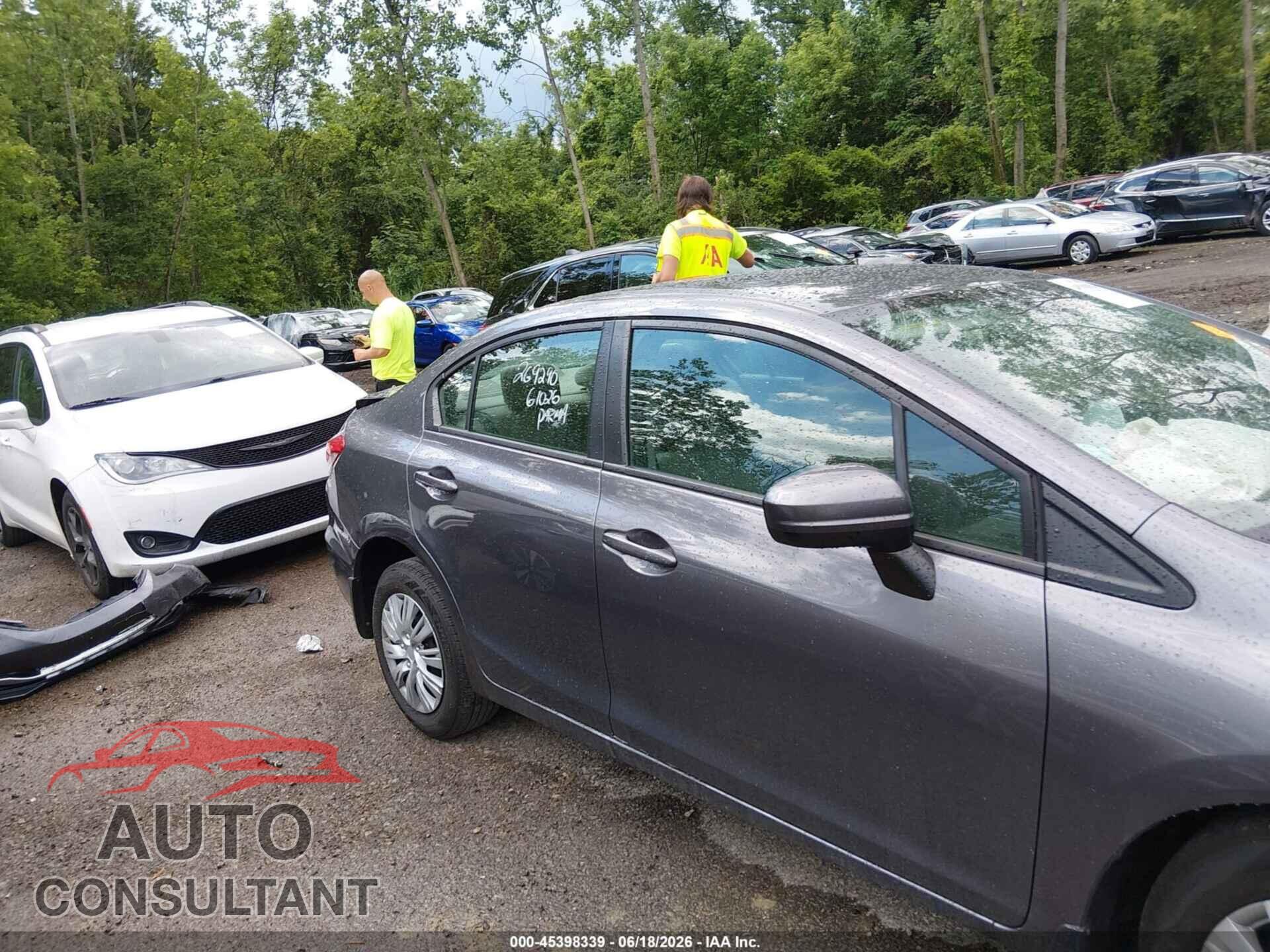 HONDA CIVIC 2014 - 19XFB2F59EE204684
