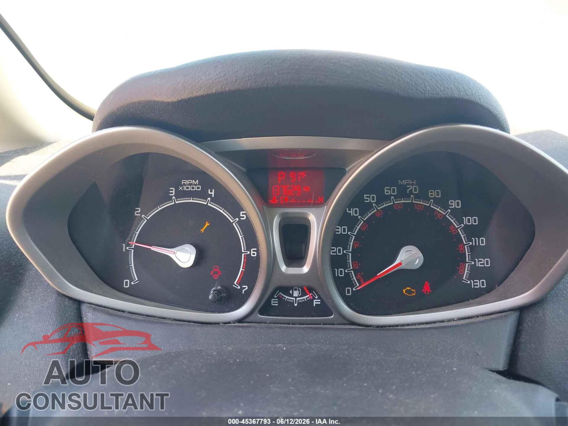 FORD FIESTA 2013 - 3FADP4EJ7DM204177