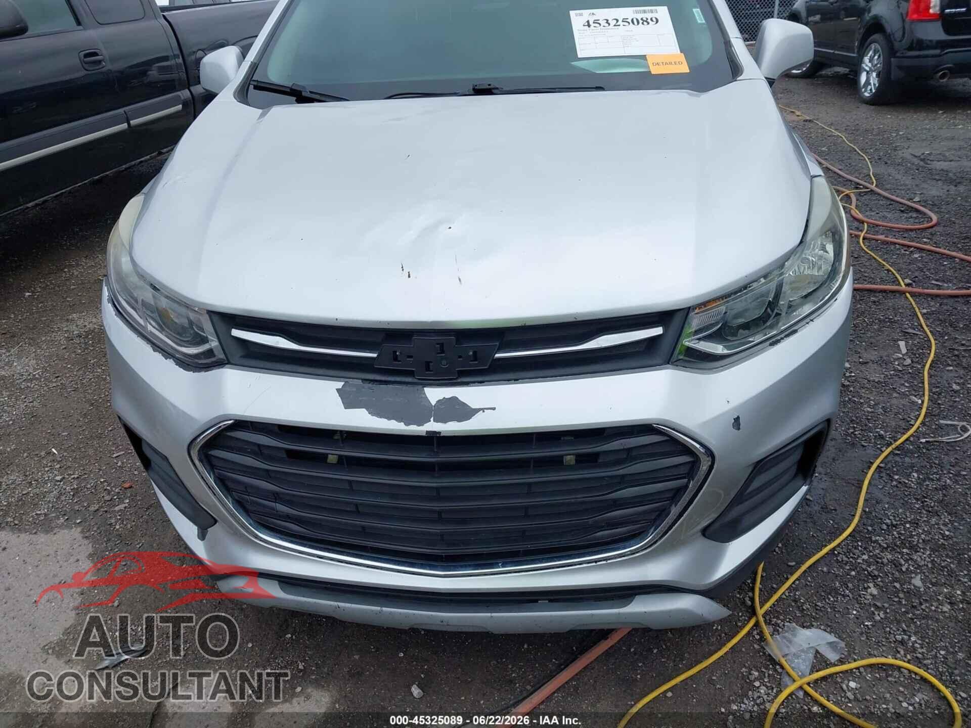 CHEVROLET TRAX 2018 - KL7CJKSB6JB521246