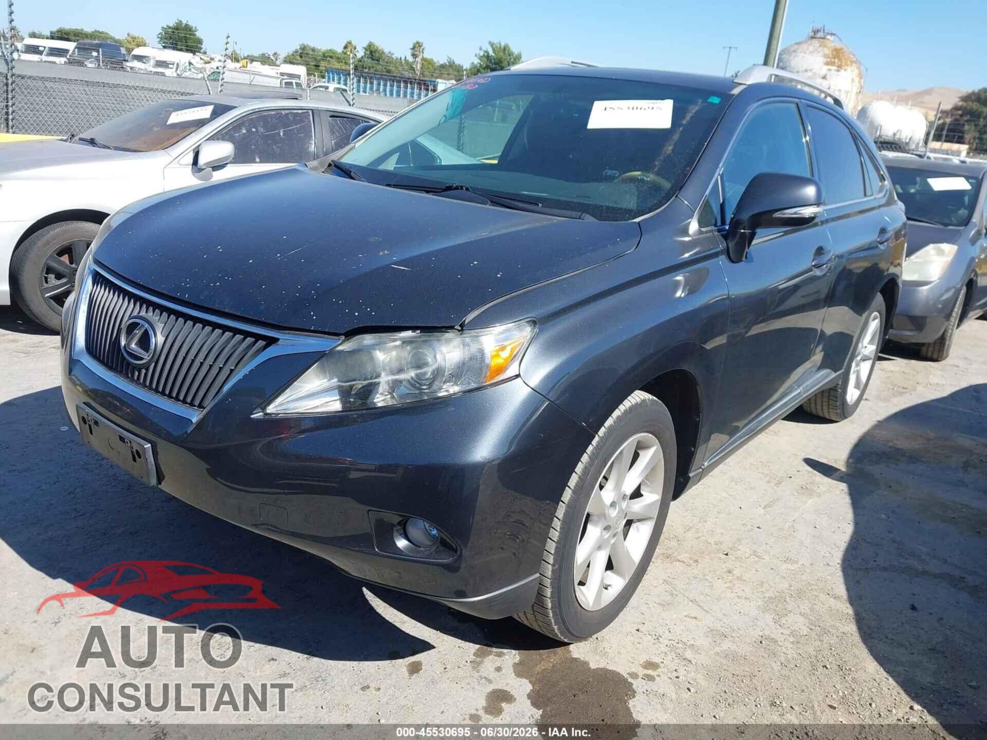 LEXUS RX 350 2011 - 2T2ZK1BA7BC053621