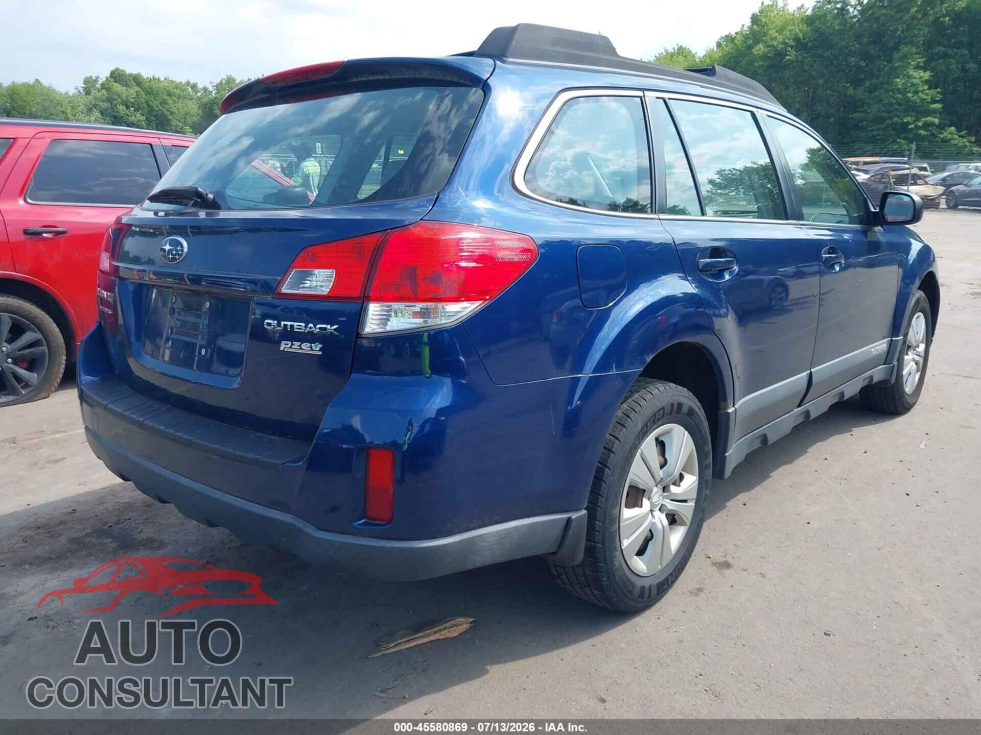 SUBARU OUTBACK 2011 - 4S4BRBAC1B3363522