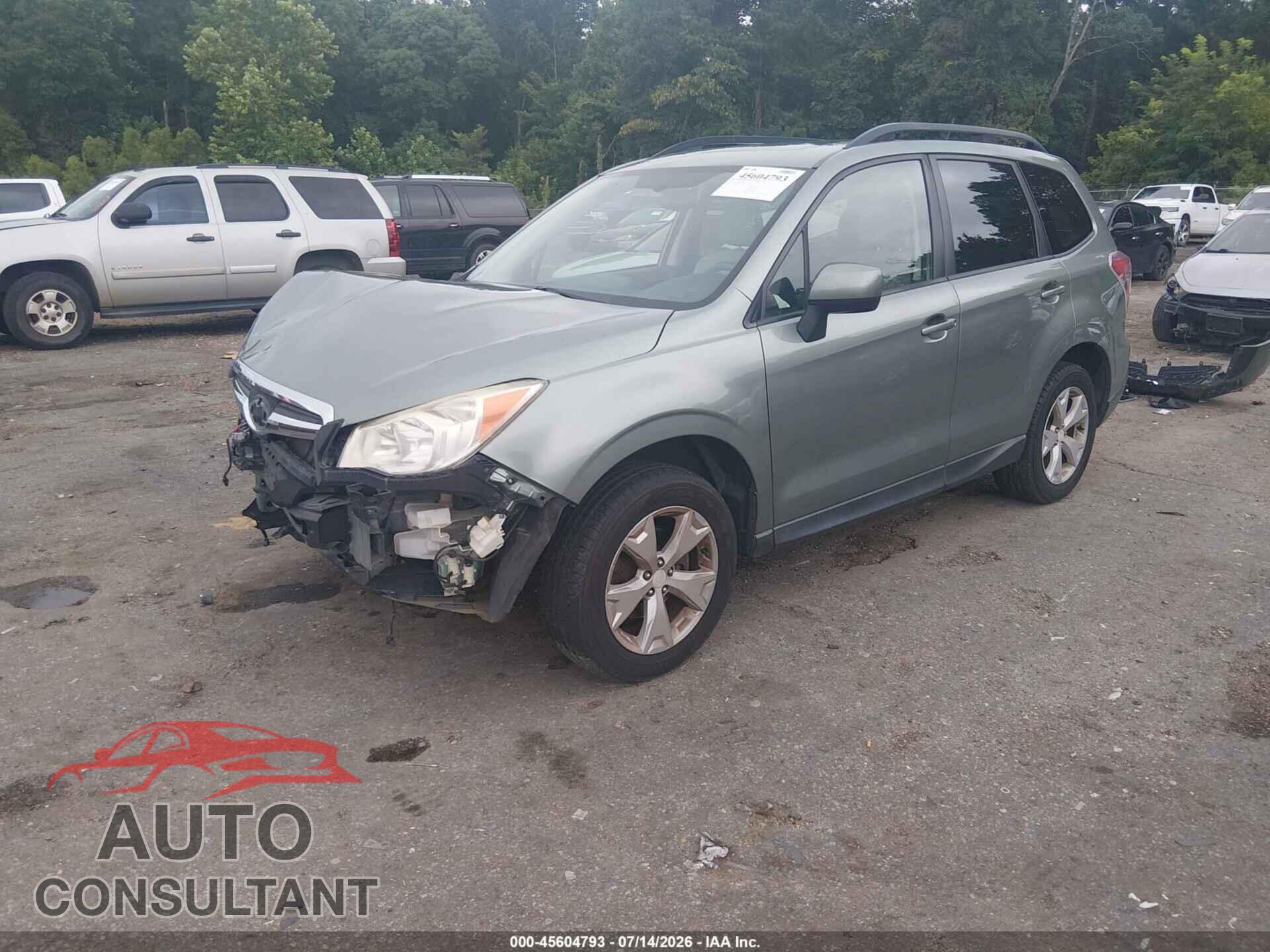 SUBARU FORESTER 2015 - JF2SJADC1FH508232