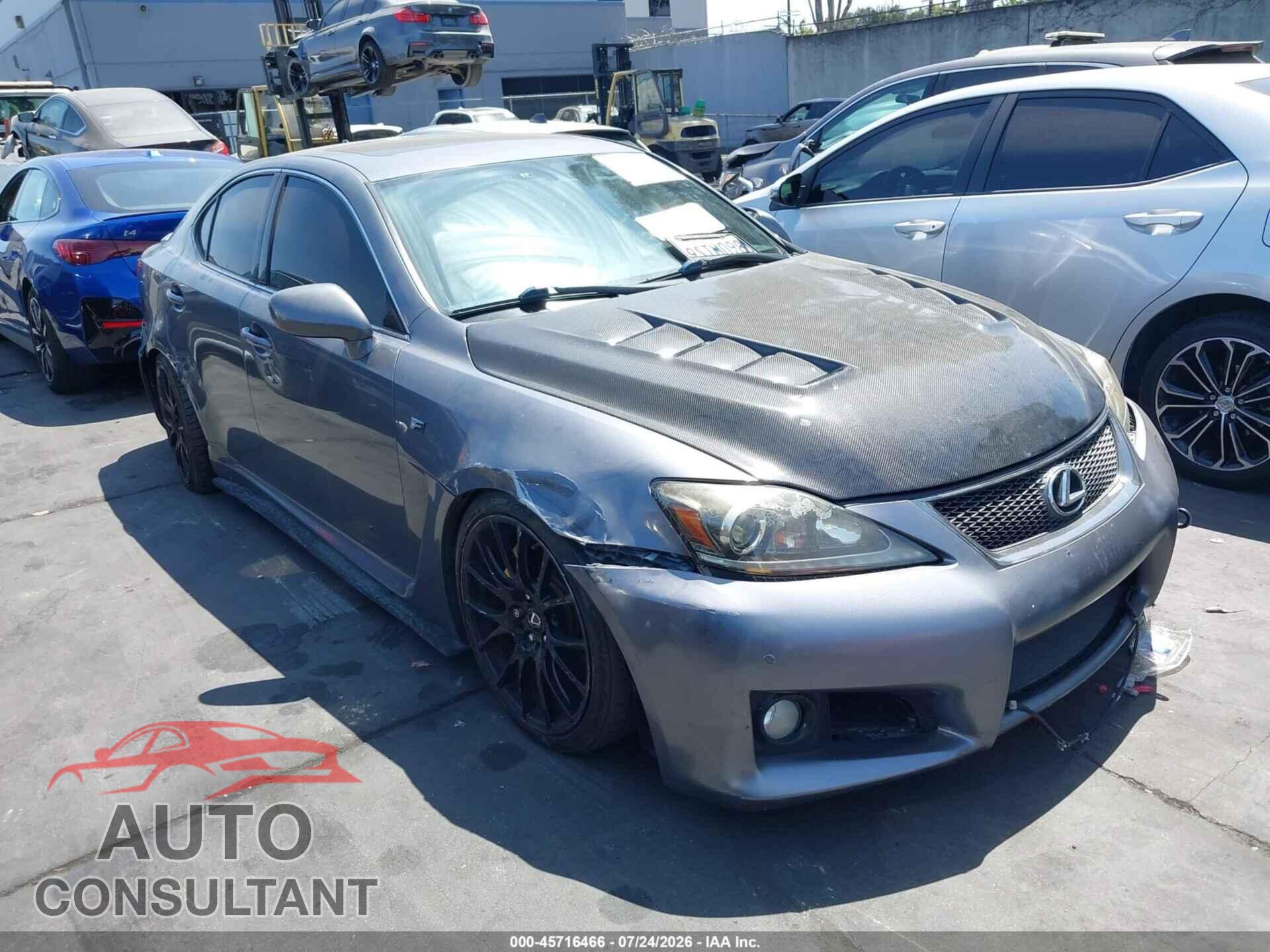 LEXUS IS F 2012 - JTHBP5C22C5010761