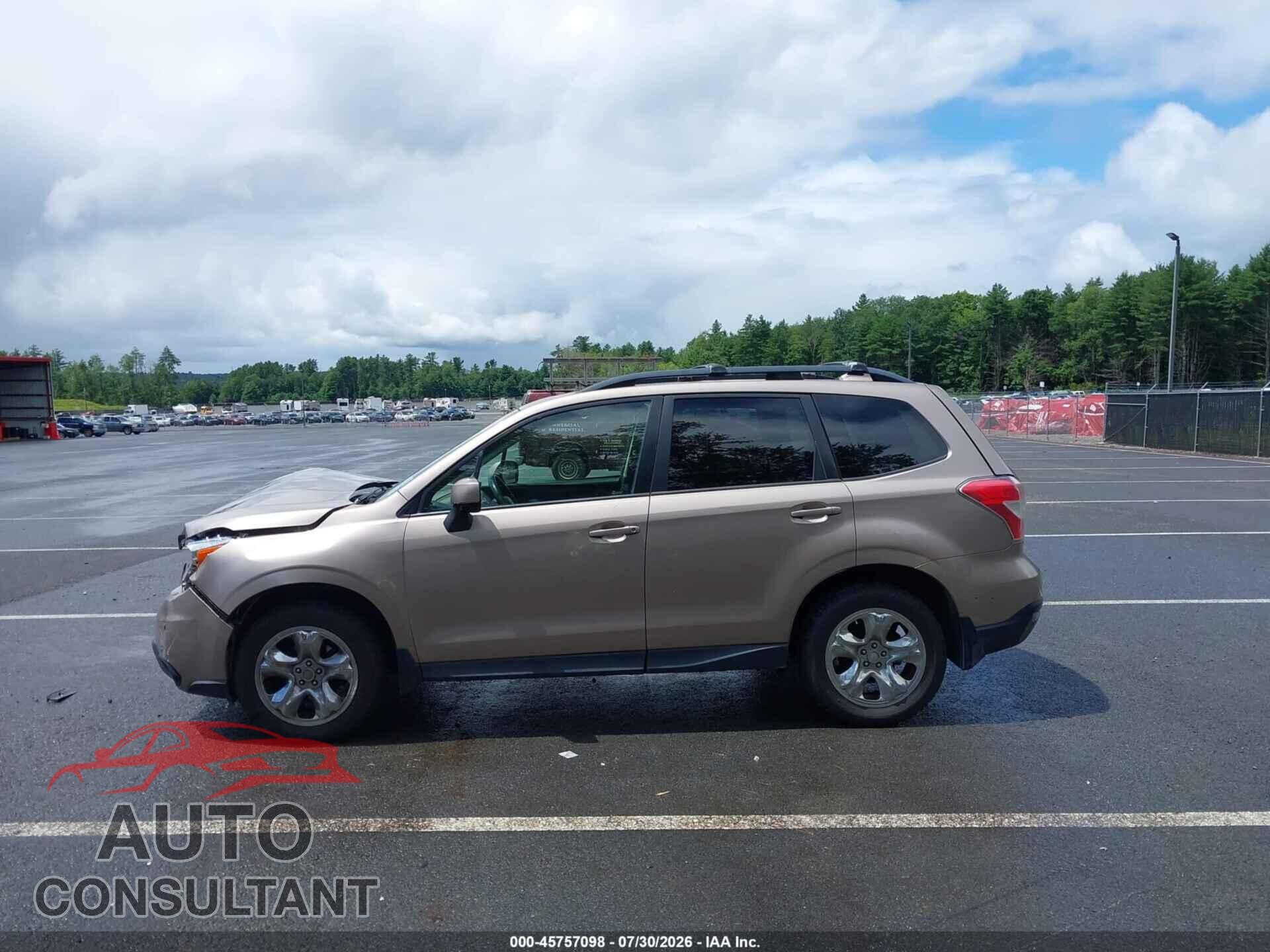 SUBARU FORESTER 2016 - JF2SJADC8GH402328