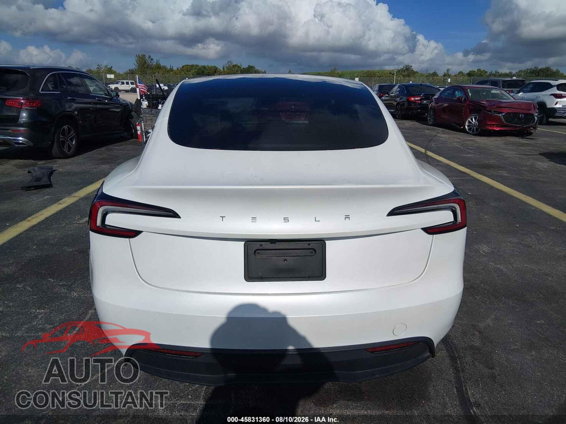 TESLA MODEL 3 2025 - 5YJ3E1EA6SF937090