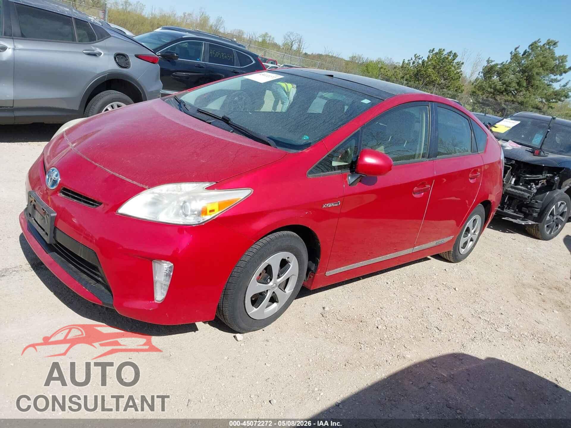 TOYOTA PRIUS 2012 - JTDKN3DU2C1564823