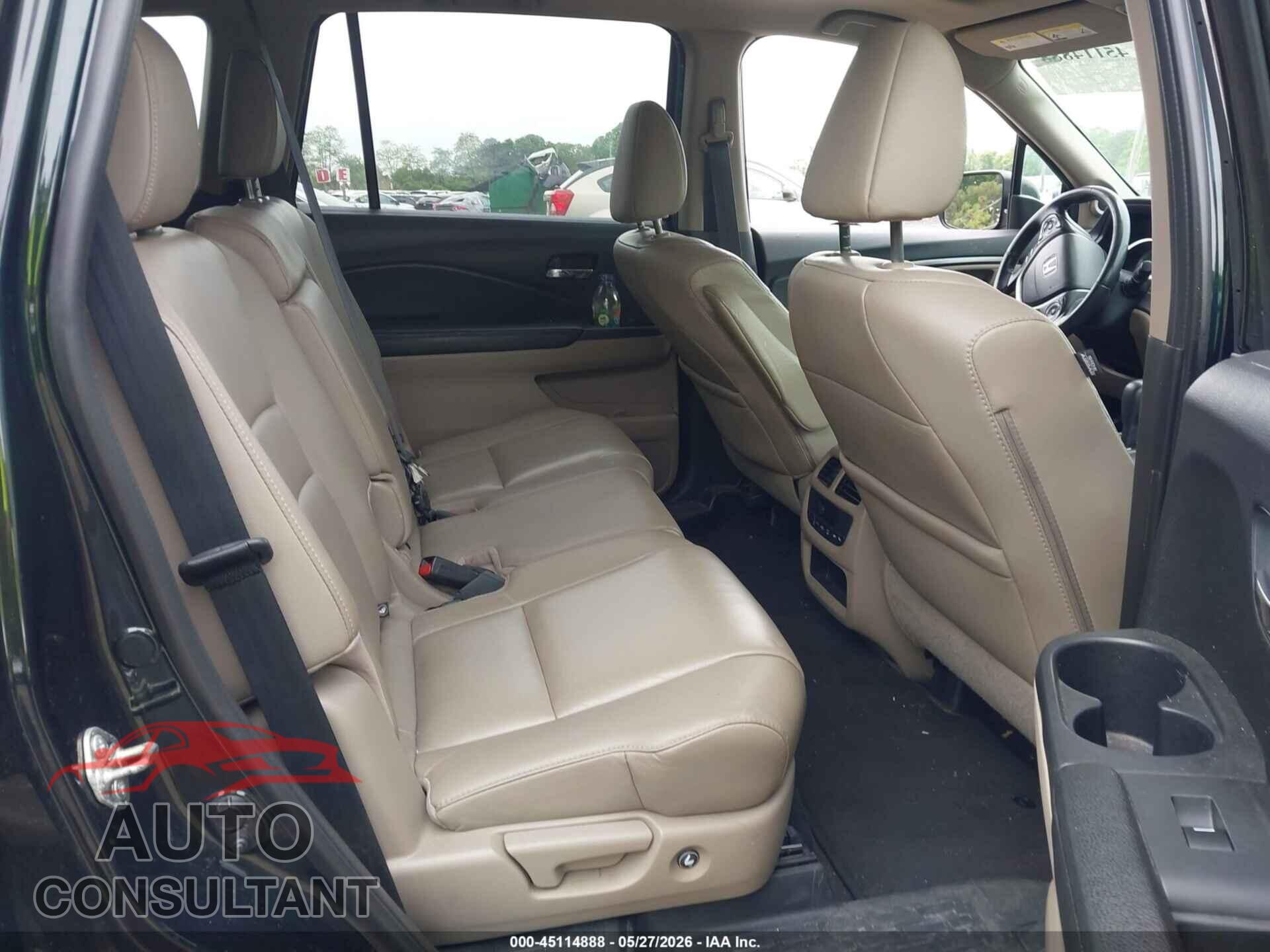 HONDA PILOT 2017 - 5FNYF6H55HB054069