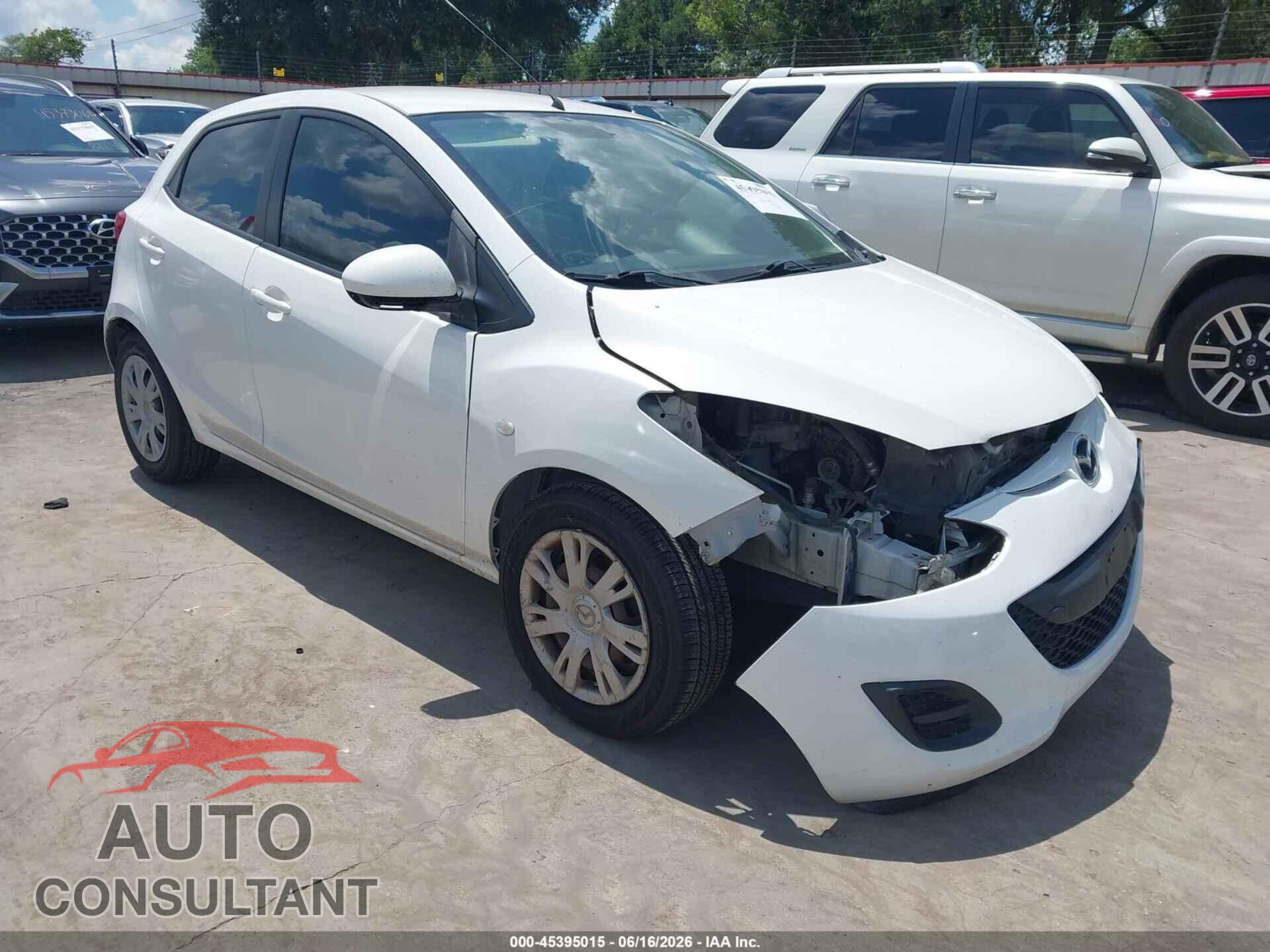 MAZDA MAZDA2 2014 - JM1DE1KY8E0188186