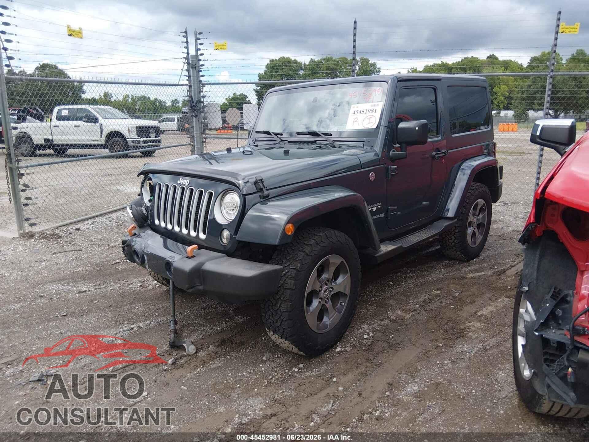 JEEP WRANGLER 2017 - 1C4AJWBG0HL543423