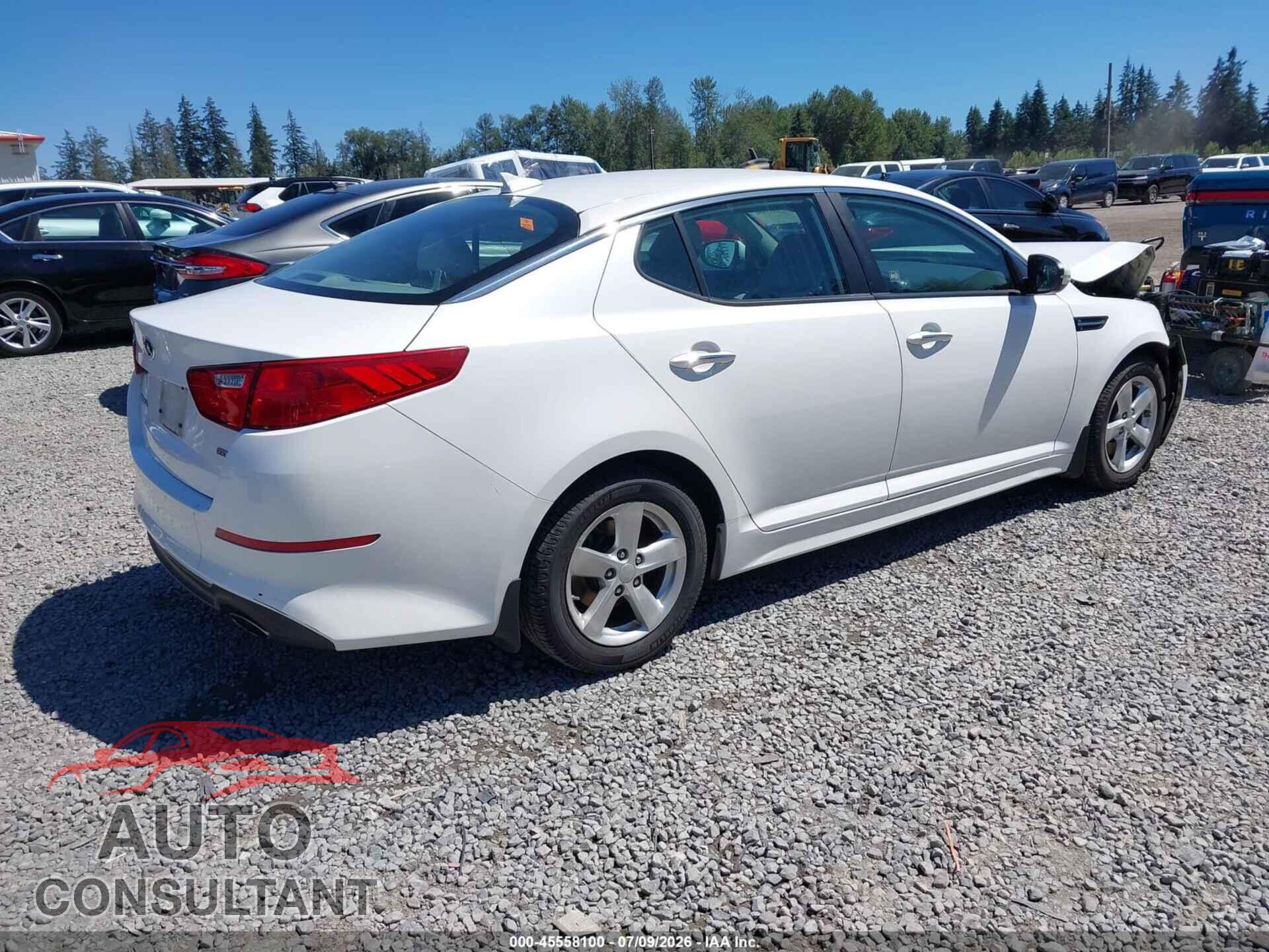 KIA OPTIMA 2015 - KNAGM4A77F5631777