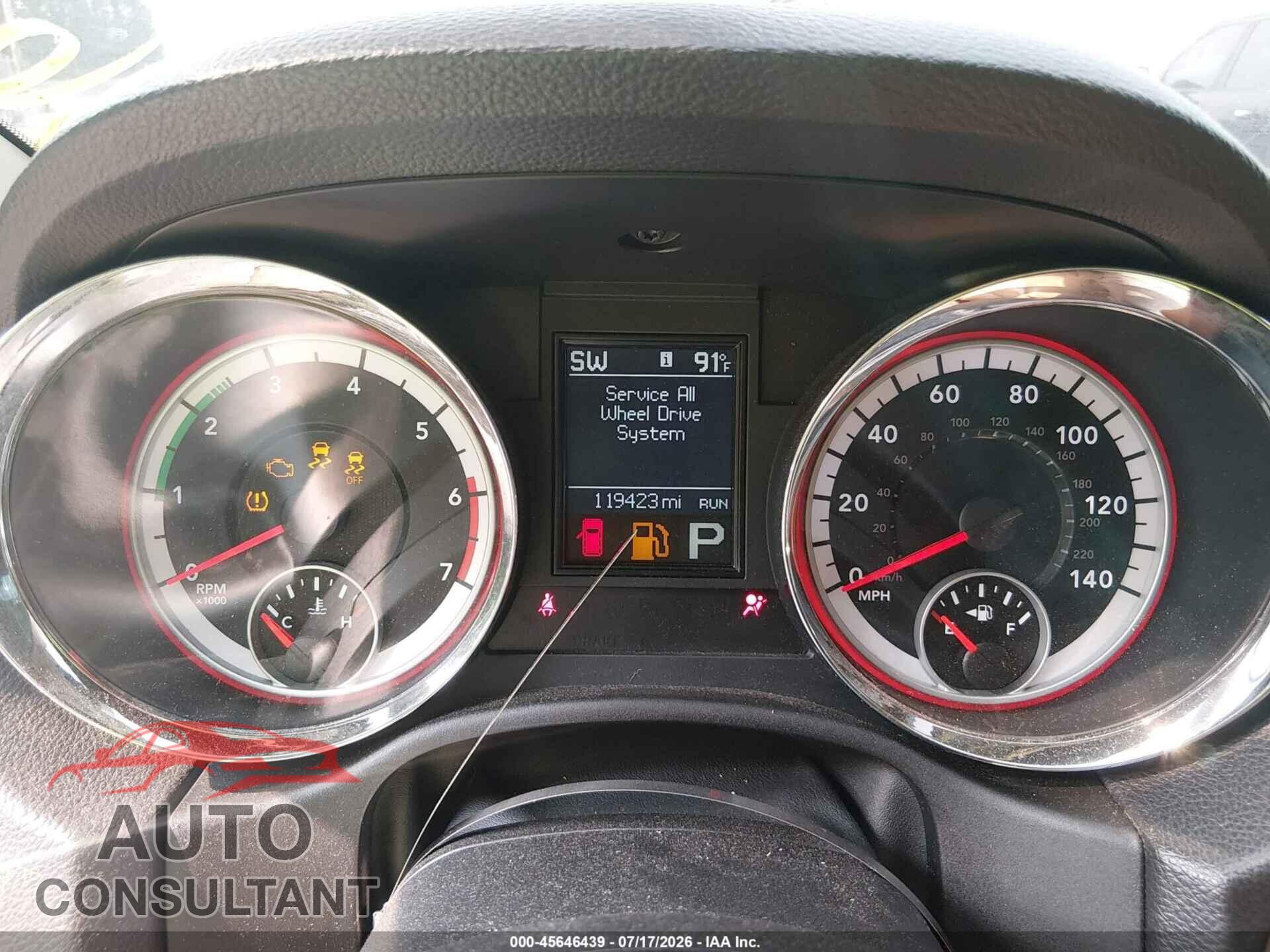 DODGE DURANGO 2012 - 1C4SDJET8CC144064