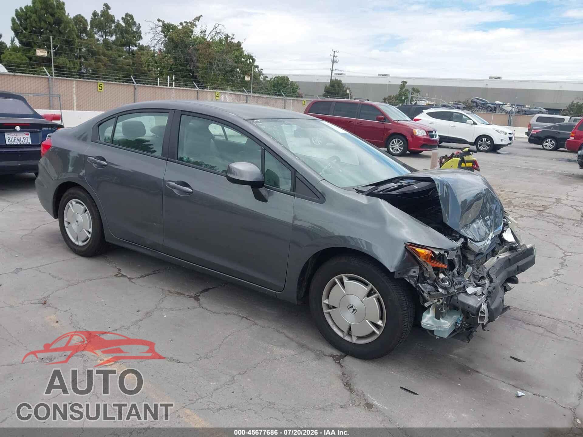 HONDA CIVIC 2012 - 2HGFB2F6XCH517934